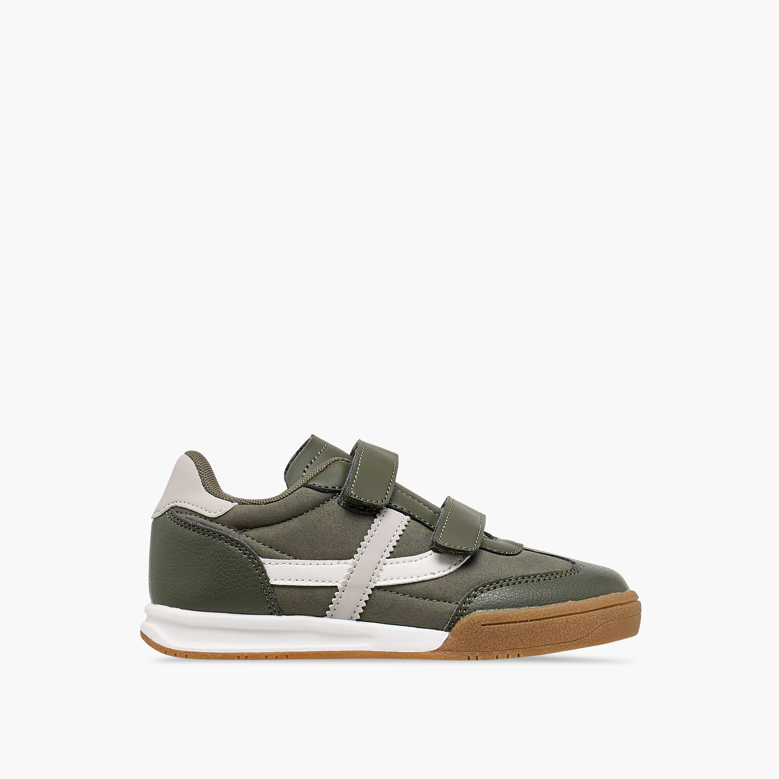 LBL by Shoexpress Panelled Sneakers with Hook and Loop Closure-boys-shoes-sneakers-image-3
