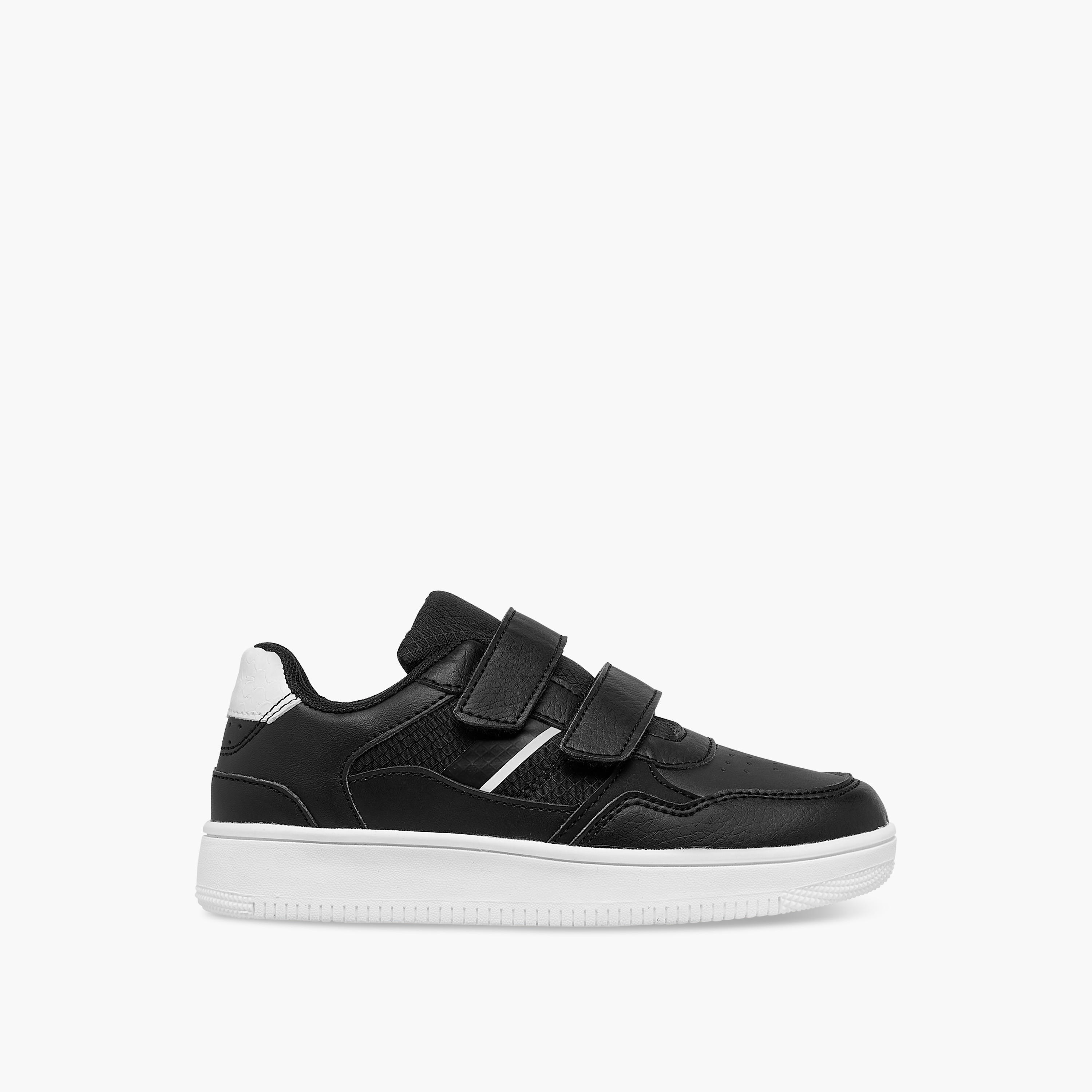 LBL by Shoexpress Panelled Sneakers with Hook and Loop Closure-boys-shoes-sneakers-image-3