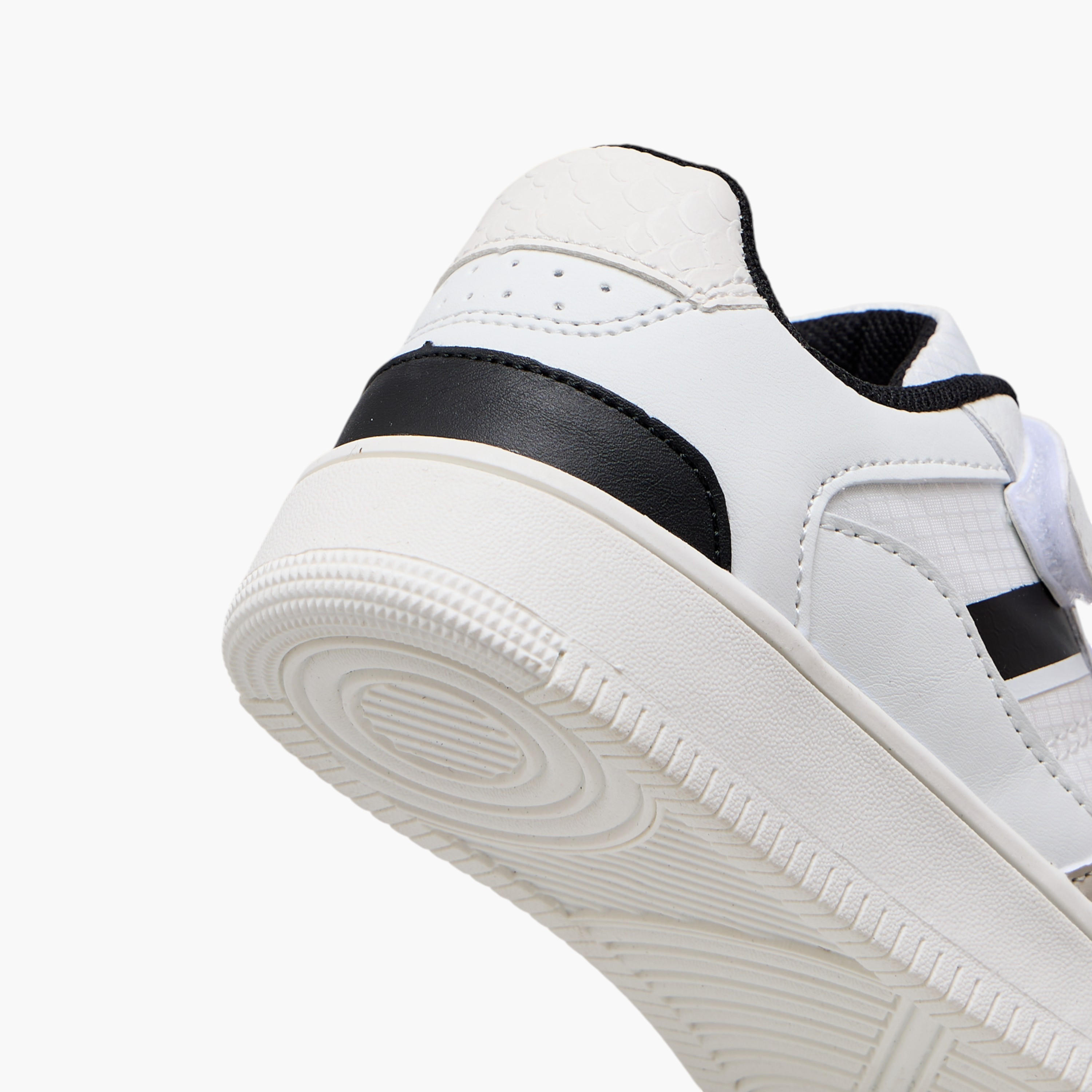 LBL by Shoexpress Panelled Sneakers with Hook and Loop Closure-boys-shoes-sneakers-image-5