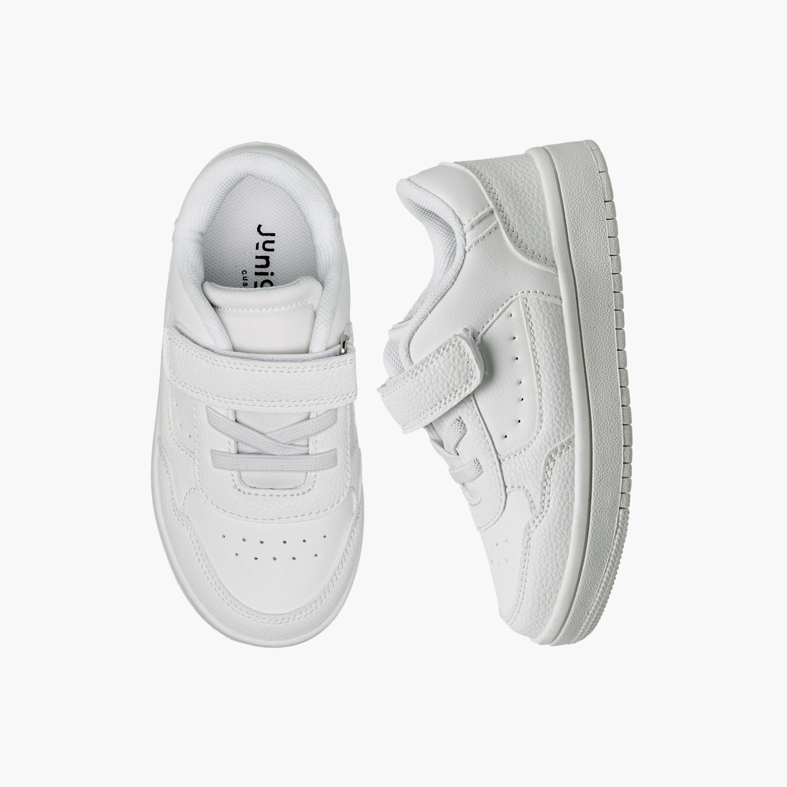 Juniors Boys Hook & Loop Ankle Sneakers-boys-shoes-sneakers-image-1