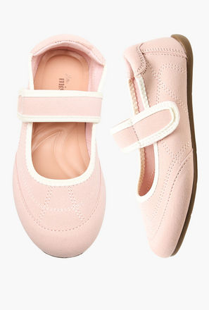 حذاء ماري جين بشريط إغلاق لاصق للبنات من ليتل ميسي-girls-shoes-maryjanes-image-1