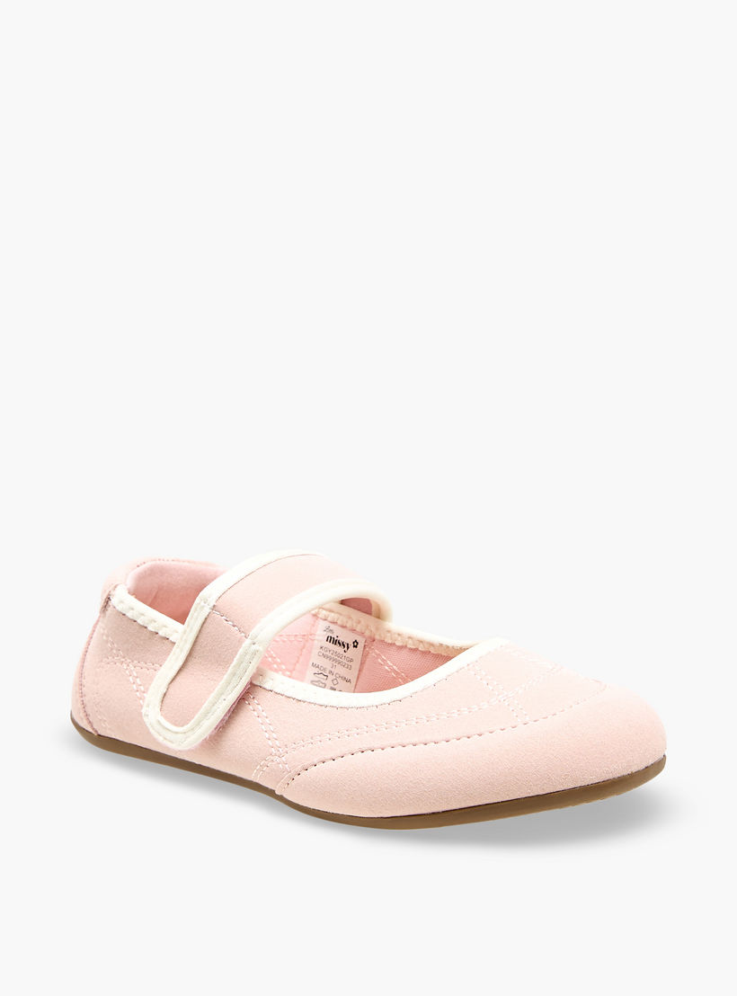 حذاء ماري جين بشريط إغلاق لاصق للبنات من ليتل ميسي-girls-shoes-maryjanes-image-2