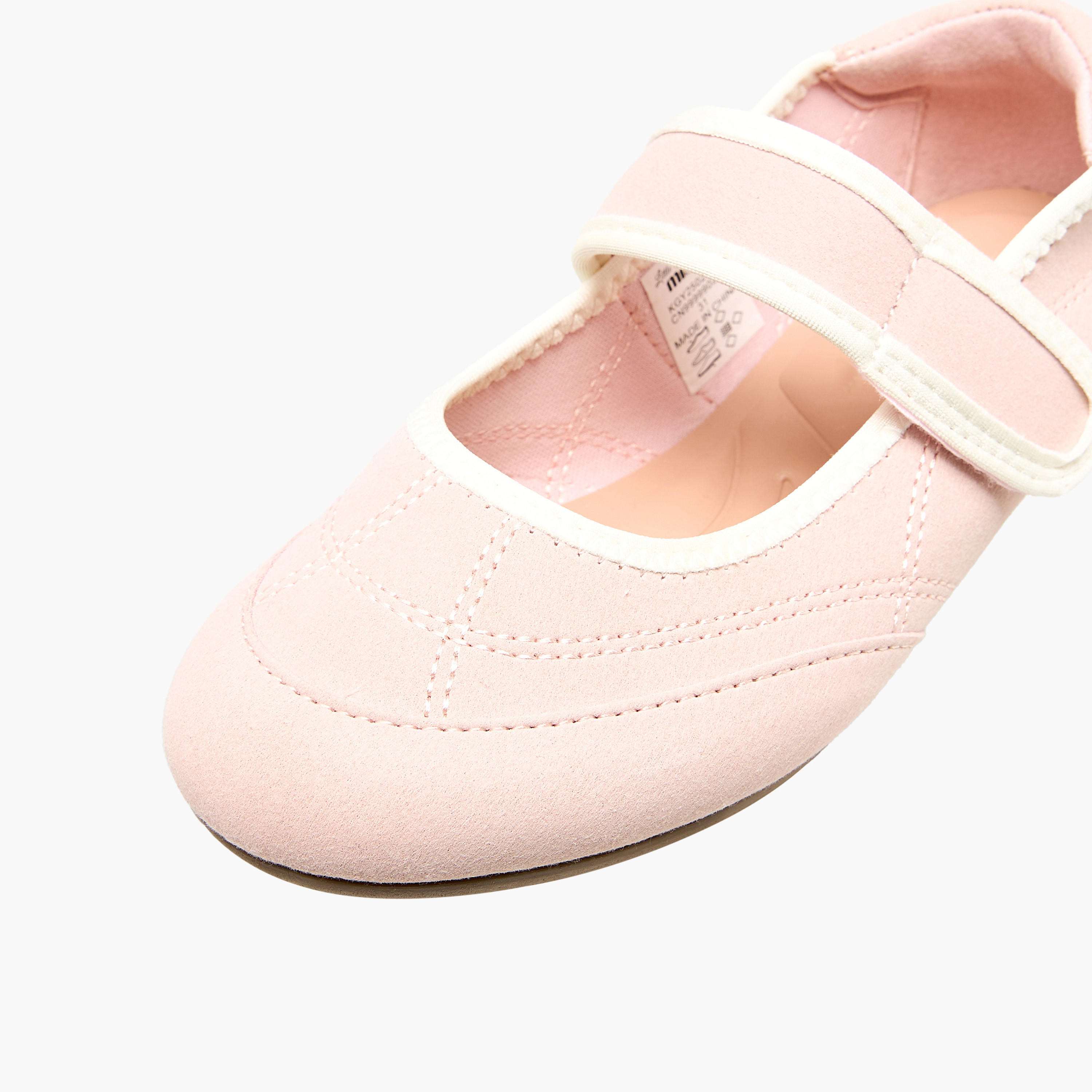 حذاء ماري جين بشريط إغلاق لاصق للبنات من ليتل ميسي-girls-shoes-maryjanes-image-4