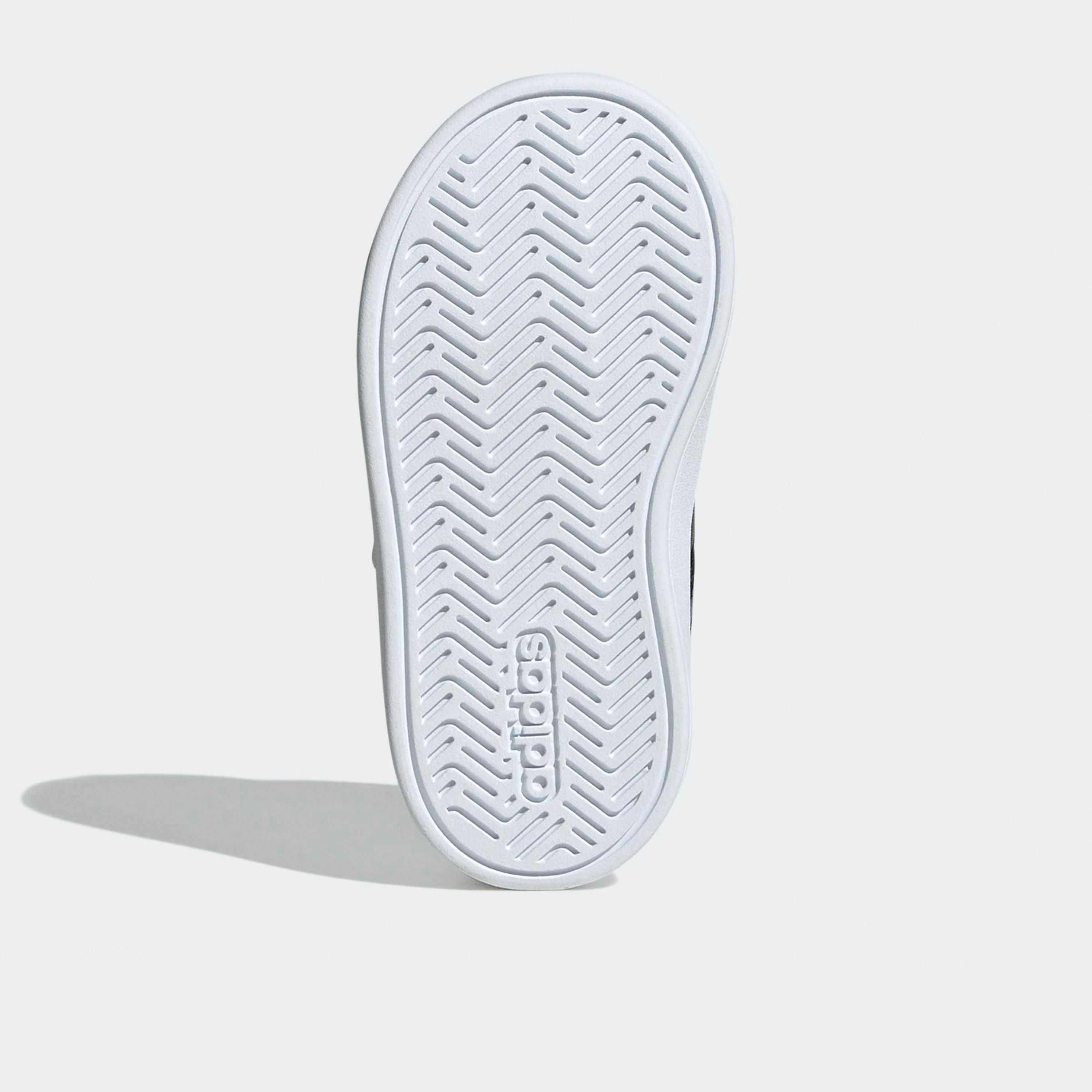 Adidas Girls Grand Court 3.0 EL Hook & Loop Ankle Sneakers-baby-girls-shoes-closedshoes-image-4