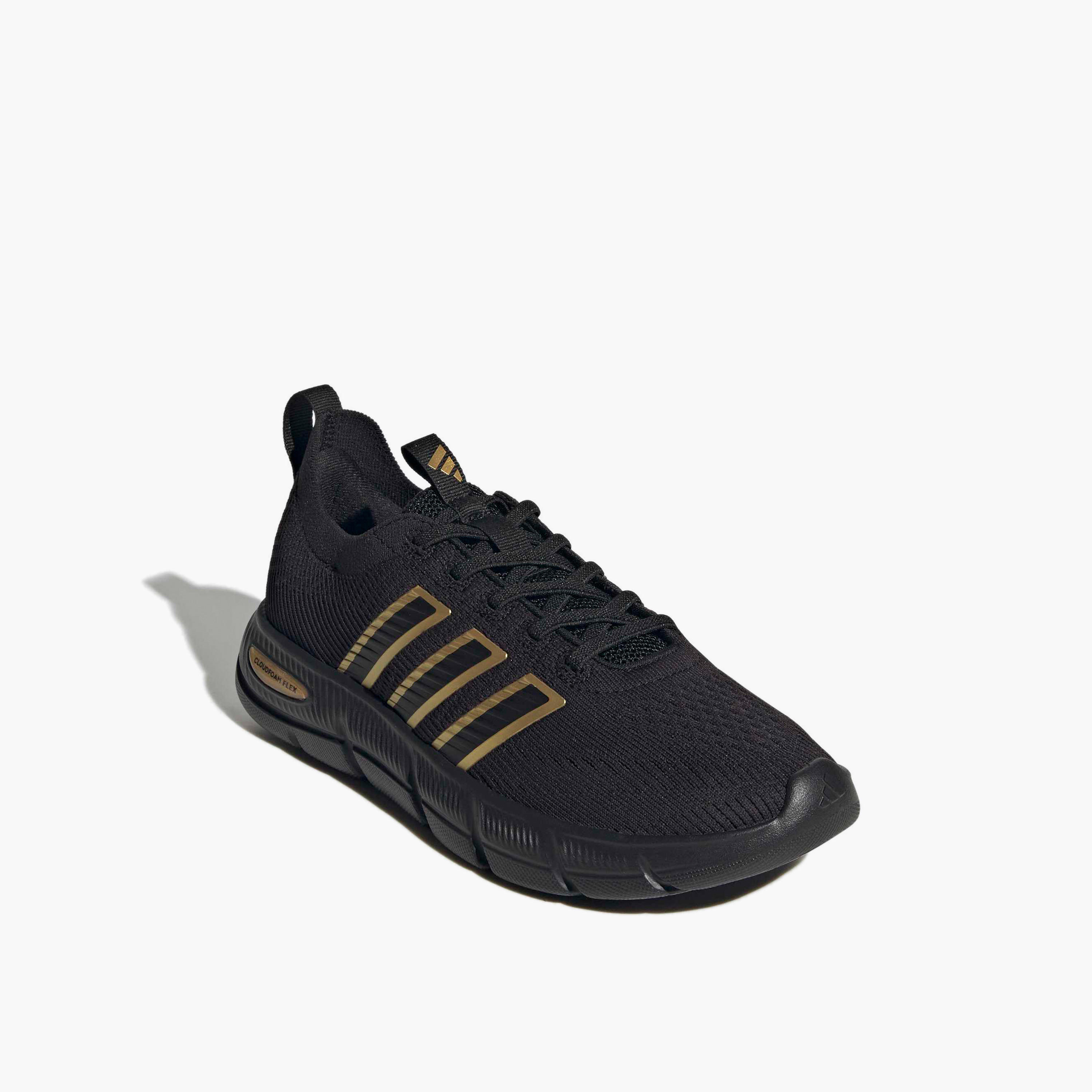 Adidas Women Cloudfoam Flex - Slounge Slip-On Ankle Sneakers-women-shoes-sneakers-image-1