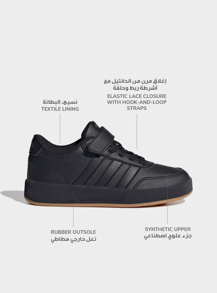 حذاء مدرسي بريكنيت 3.0 إي إل بشريط إغلاق لاصق للأولاد من أديداس-sports-boys-shoes-image-2