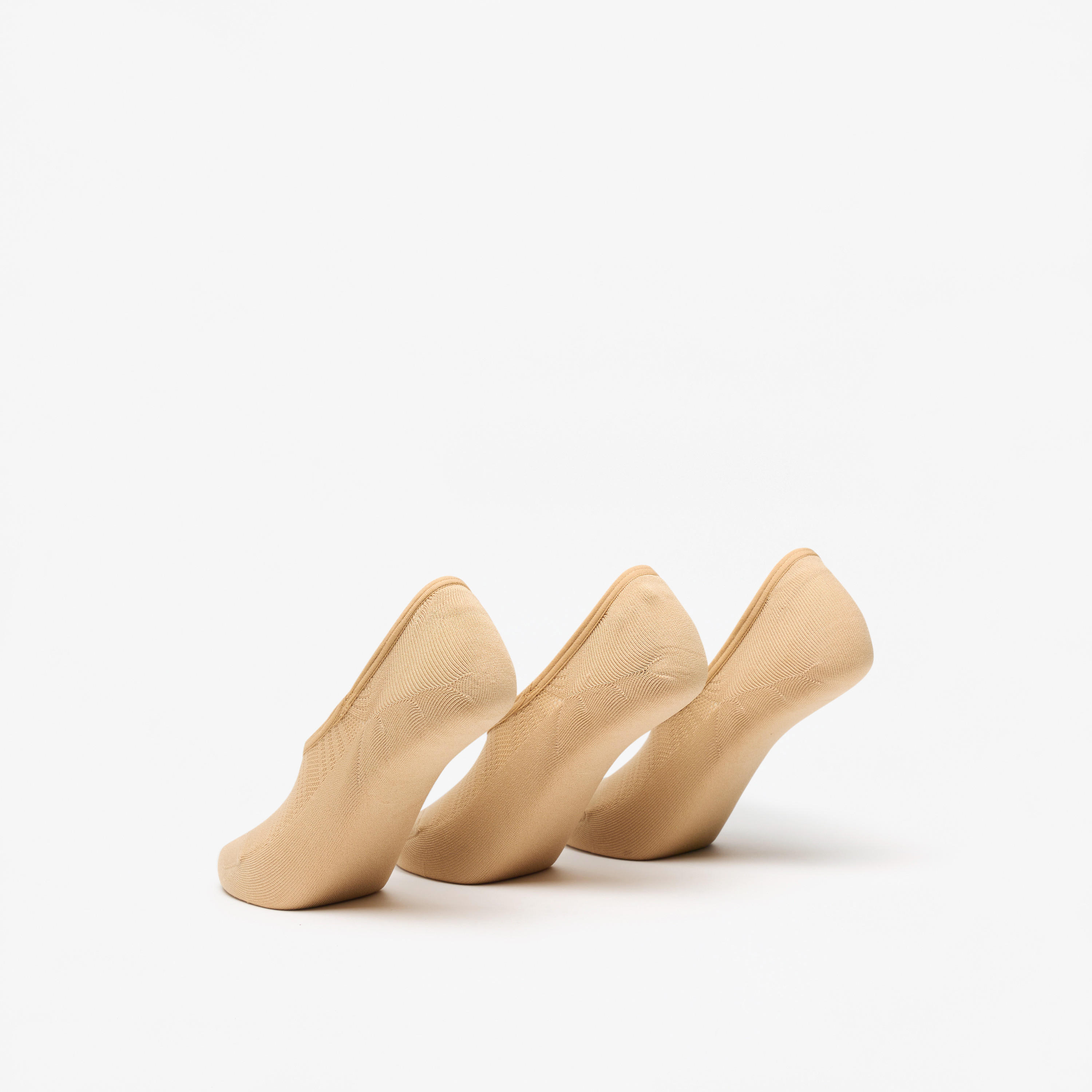 Flora Bella Textured No Show Socks - Set of 3-women-socksandstockings-image-3
