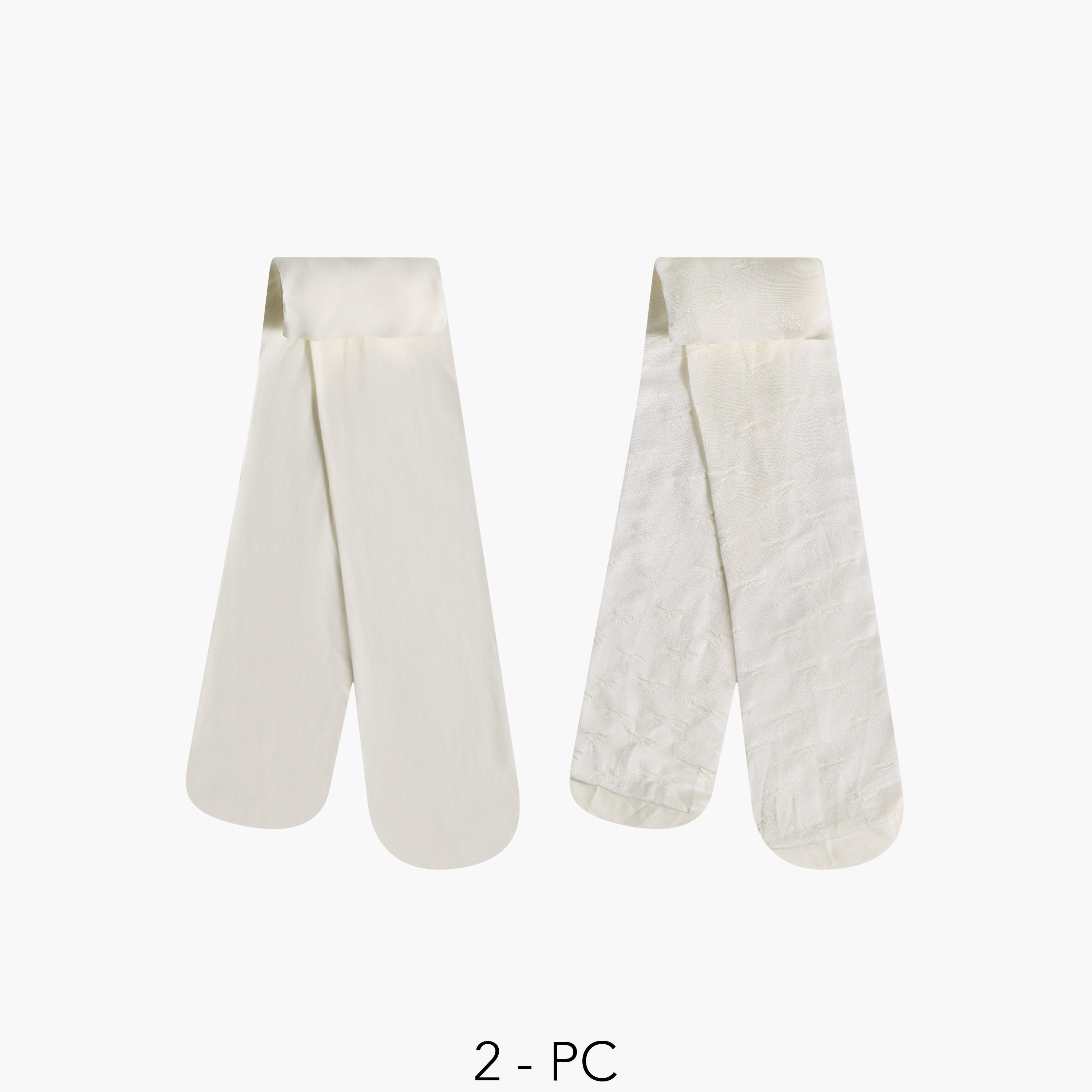 Pack of 2 Celeste Girls Bow Design Tights-girls-accessories-socks-image-1