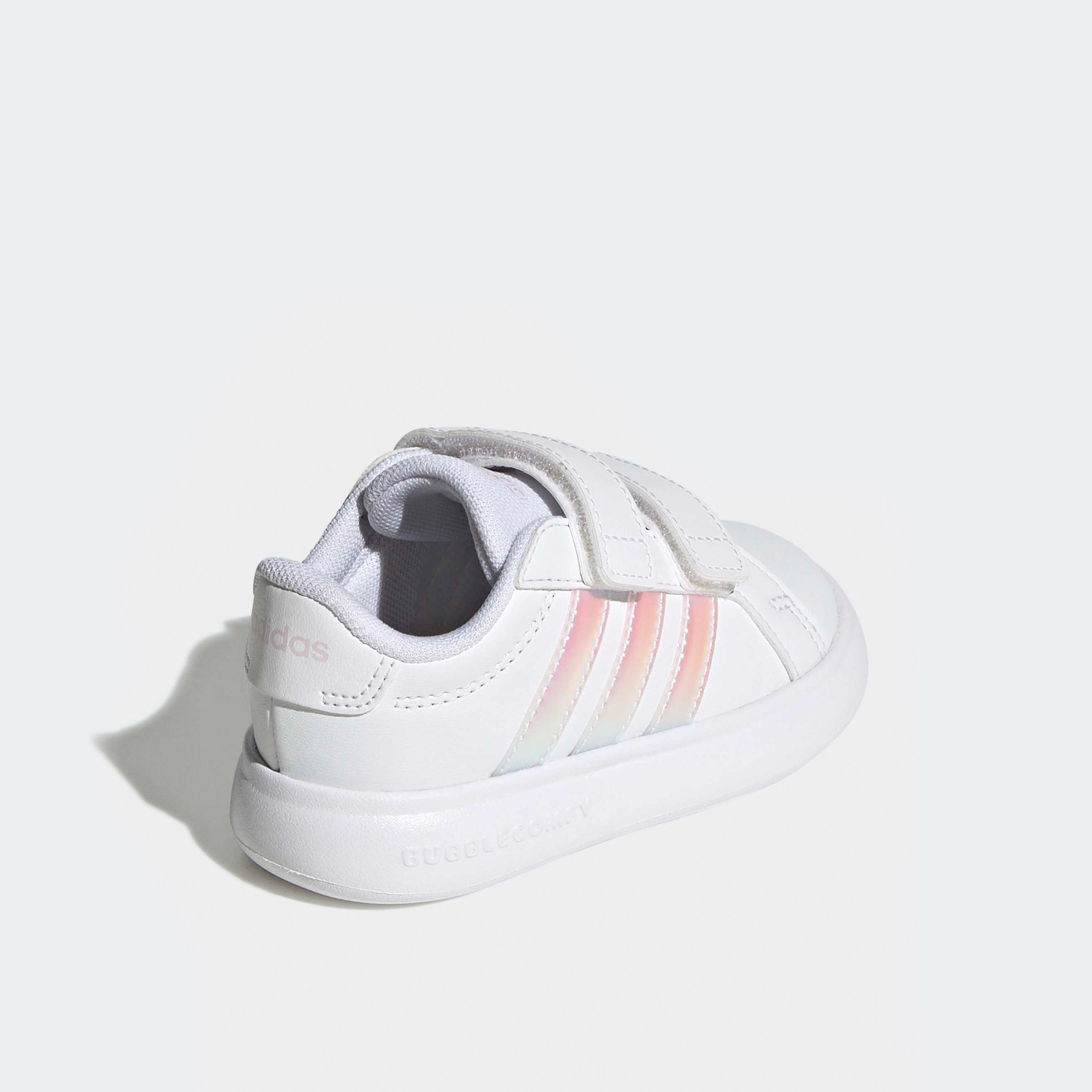 Adidas Grand Court 3.0 Bubble CF Sneakers with Hook & Loop Closure-baby-girls-shoes-closedshoes-image-5