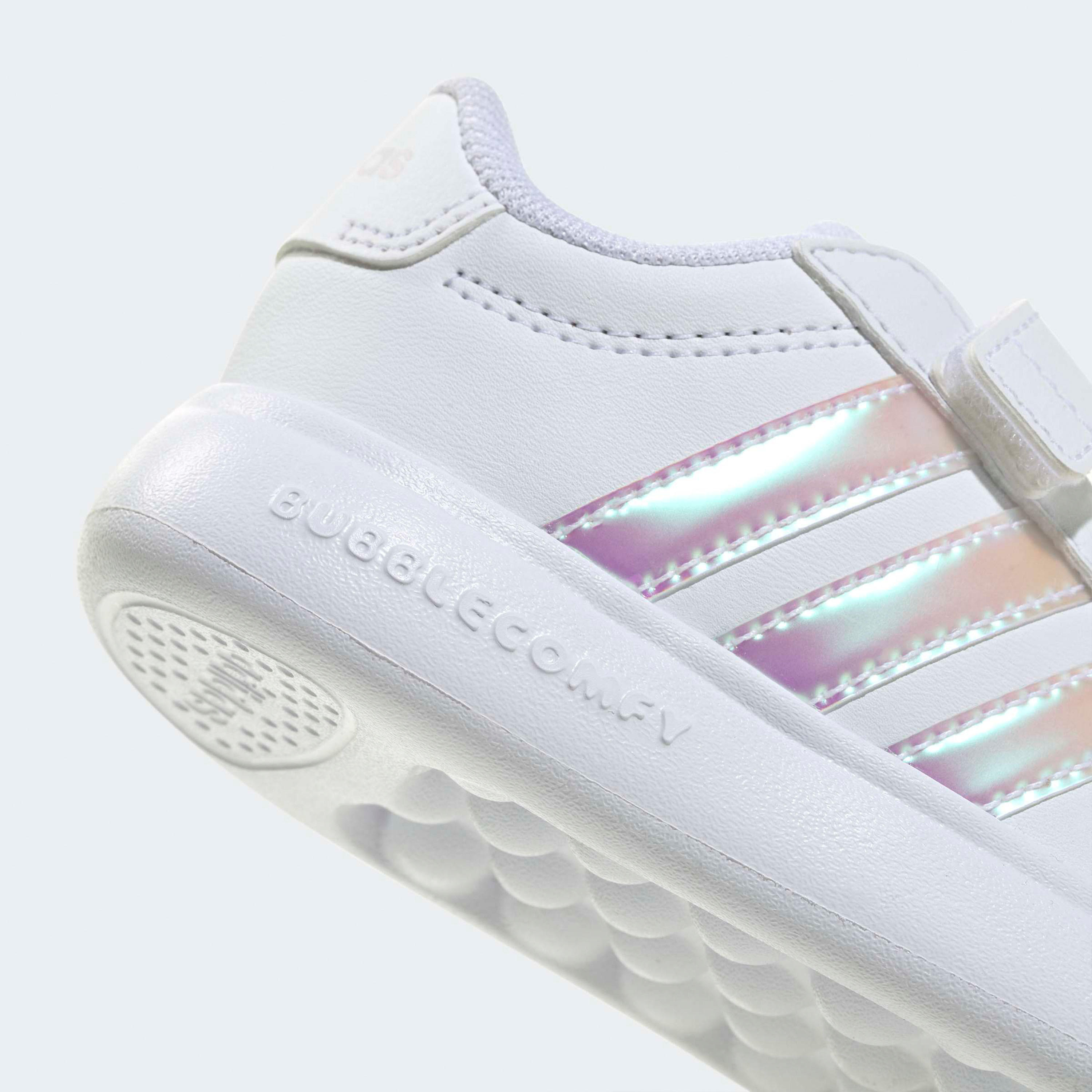Adidas Grand Court 3.0 Bubble CF Sneakers with Hook & Loop Closure-baby-girls-shoes-closedshoes-image-7