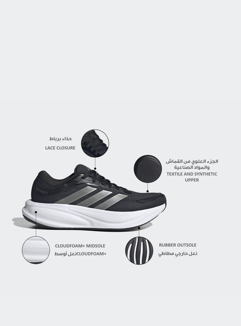 حذاء رياضي برباط إغلاق ريسبونس 2 للنساء من أديداس-sports-women-shoes-image-2