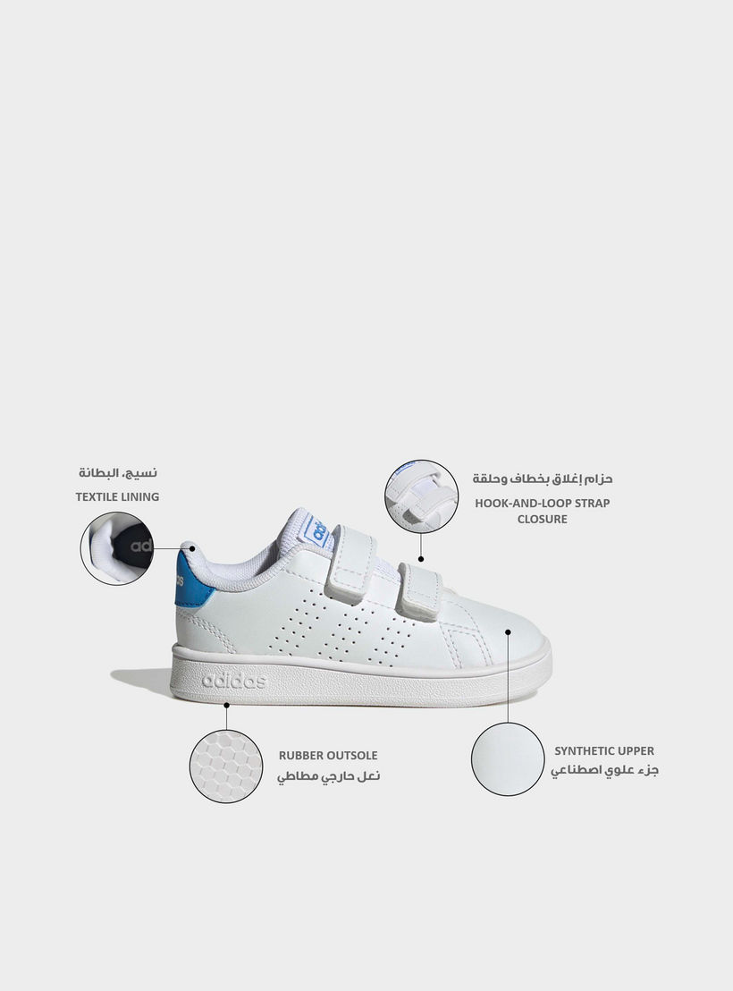 Adidas Boys Hook & Loop Ankle Sneakers-baby-boys-shoes-closedshoes-image-2