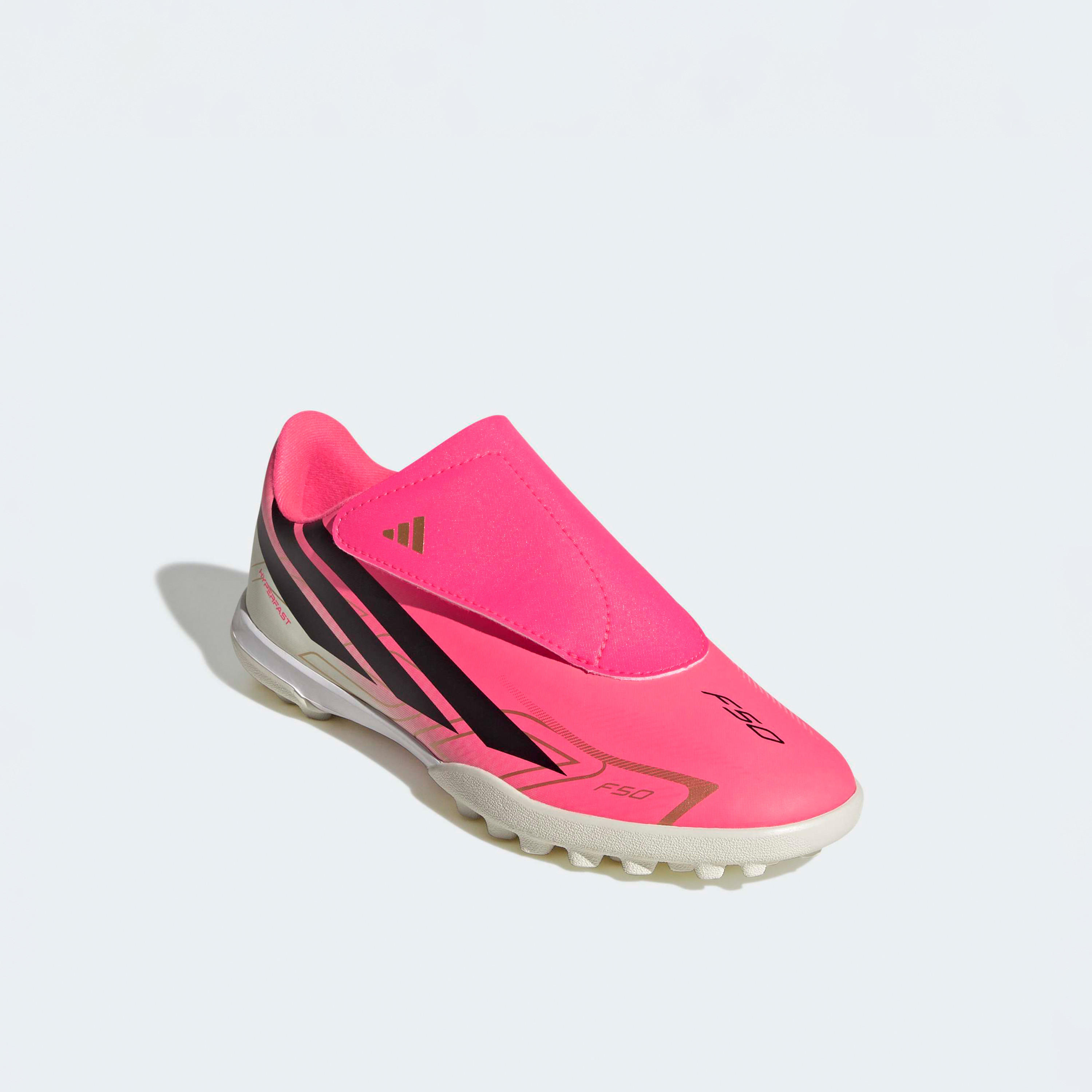 حذاء كرة قدم أطفال تي إف بحلقة هوك آند لوب من أديداس - إف 50 هايبر فاست كلوب-sports-boys-shoes-image-1