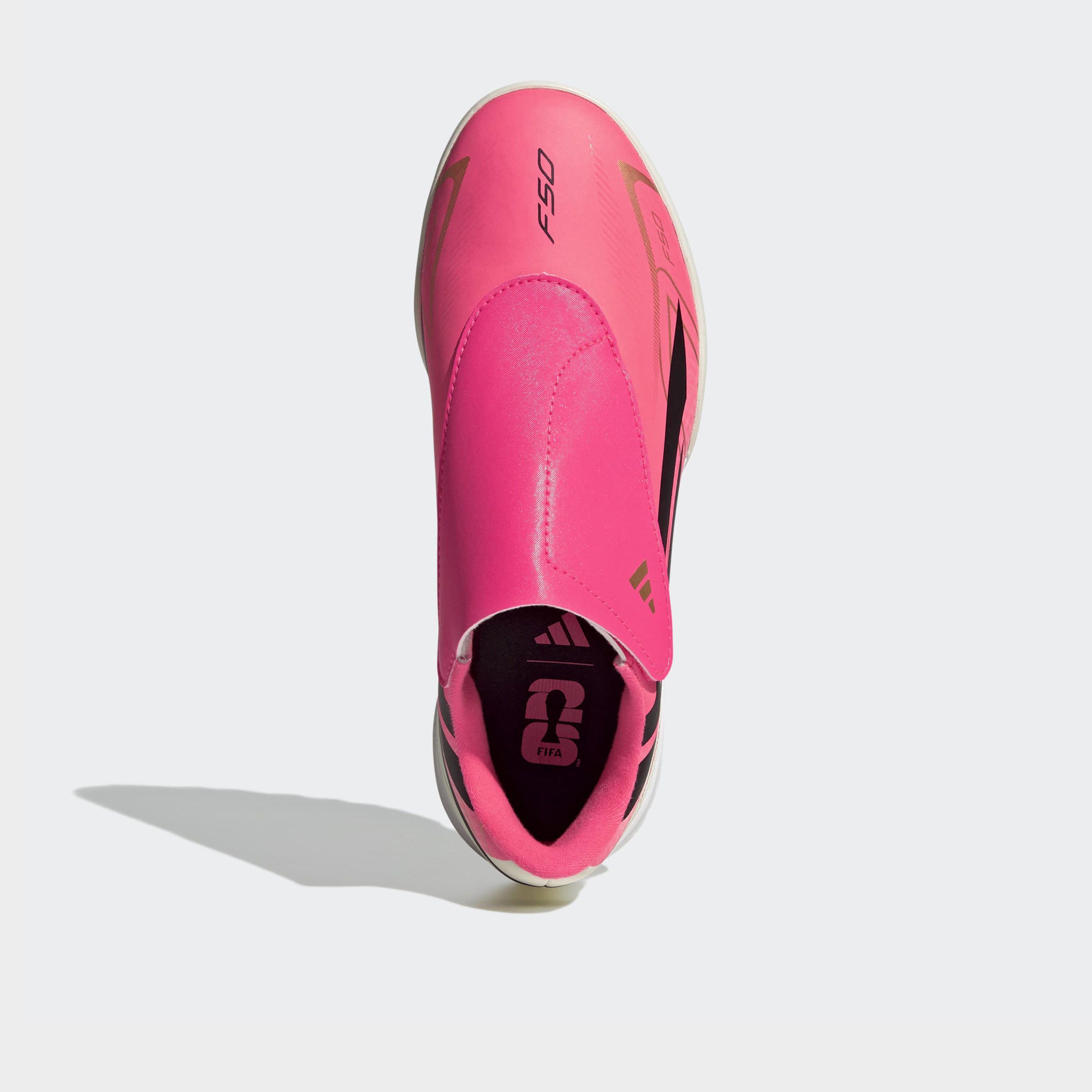 حذاء كرة قدم أطفال تي إف بحلقة هوك آند لوب من أديداس - إف 50 هايبر فاست كلوب-sports-boys-shoes-image-3