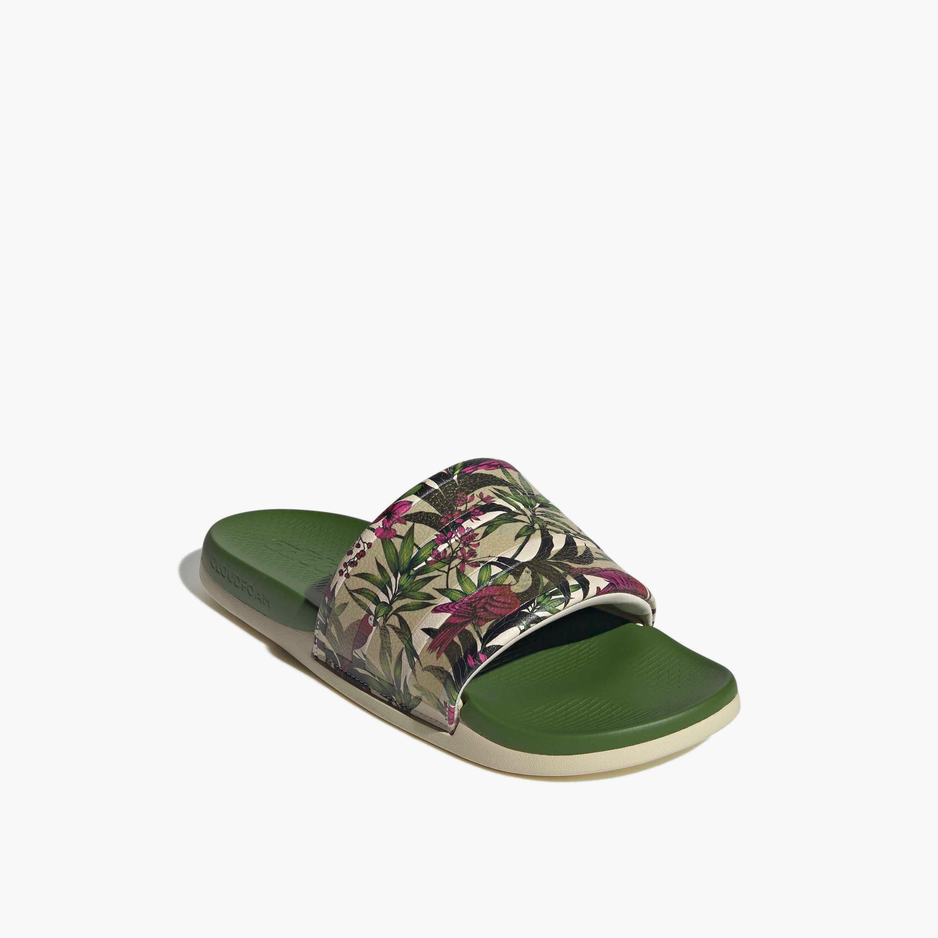 Adidas Women Adilette Comfort 2.0 Floral Print Slides-women-shoes-flipflopsandslides-image-1