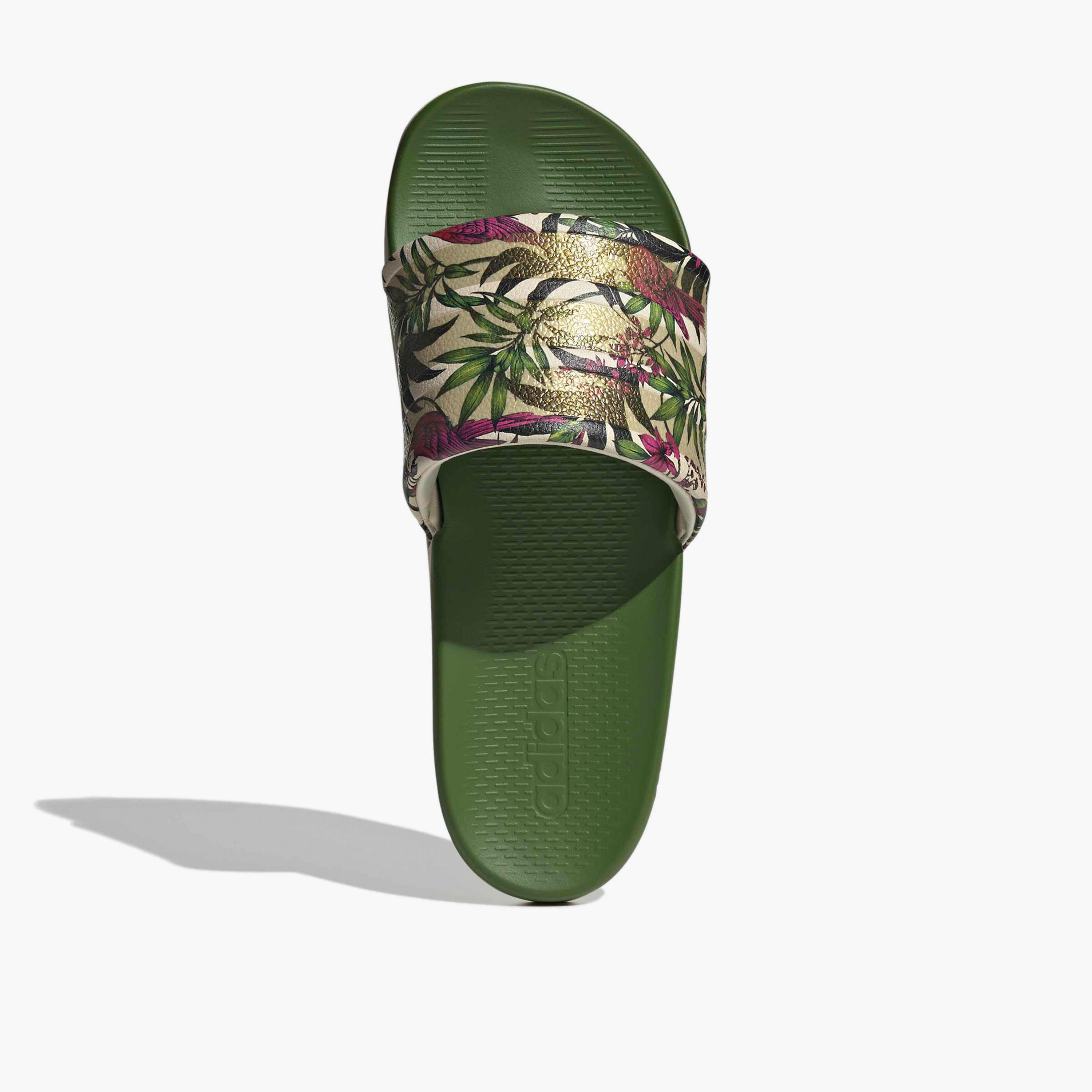 Adidas Women Adilette Comfort 2.0 Floral Print Slides-women-shoes-flipflopsandslides-image-4
