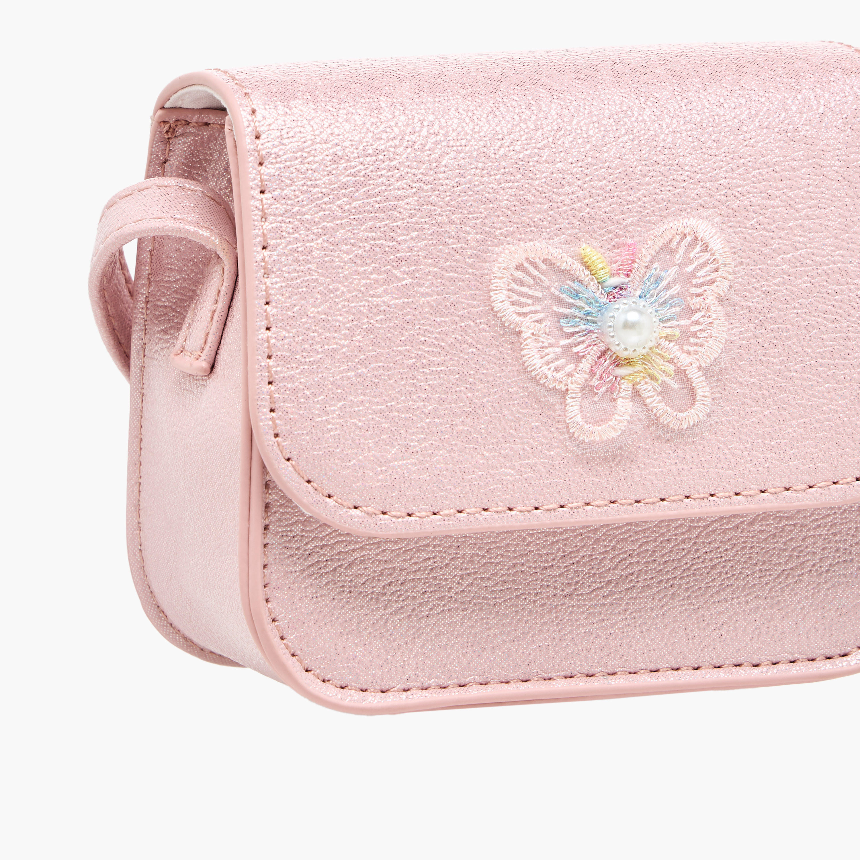 Flora Bella Butterfly Applique Crossbody Bag with Chain Strap-girls-accessories-bags-image-5