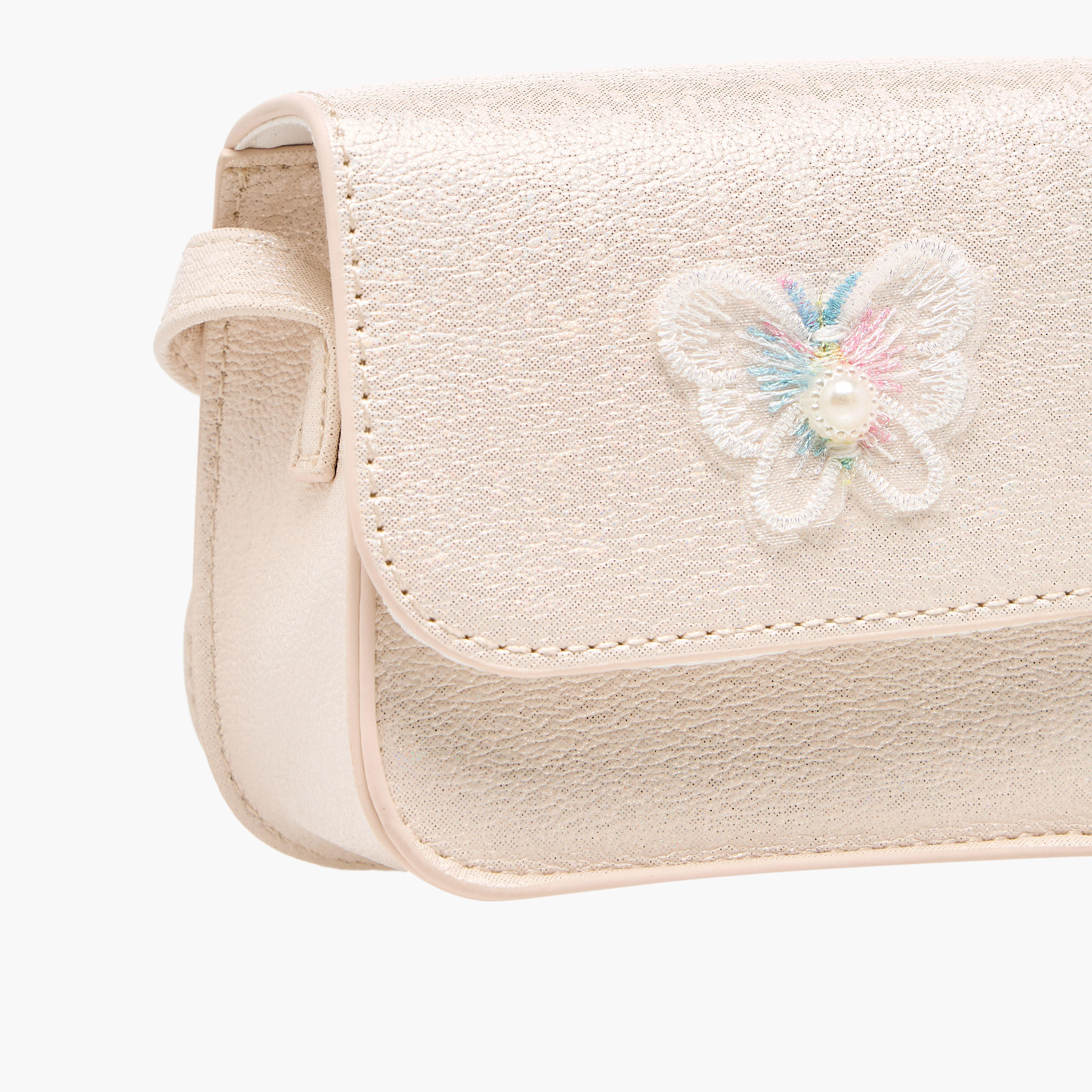 Flora Bella Butterfly Applique Crossbody Bag with Chain Strap-girls-accessories-bags-image-5