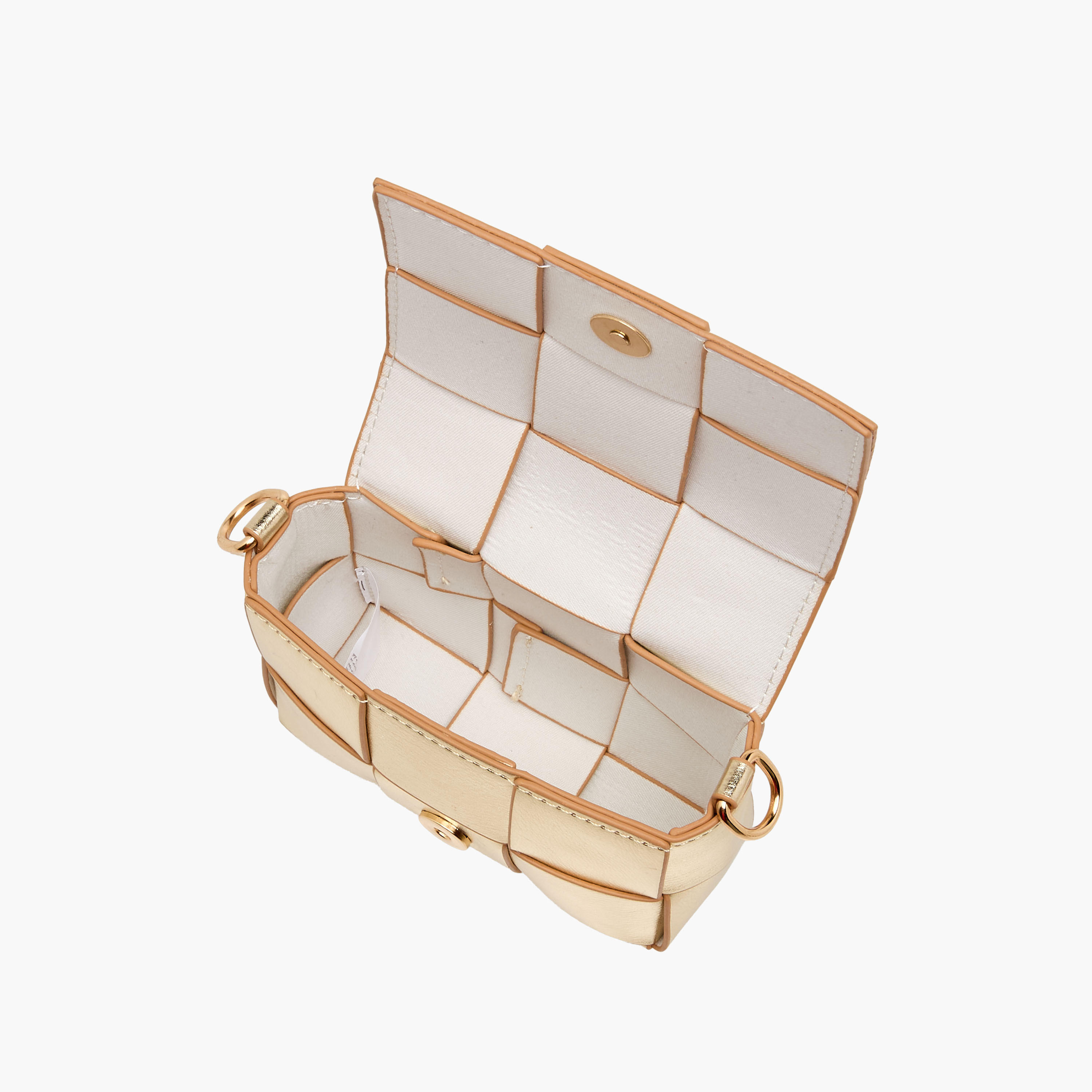 Flora Bella Weave Textured Crossbody Bag with Chain Strap-girls-accessories-bags-image-8