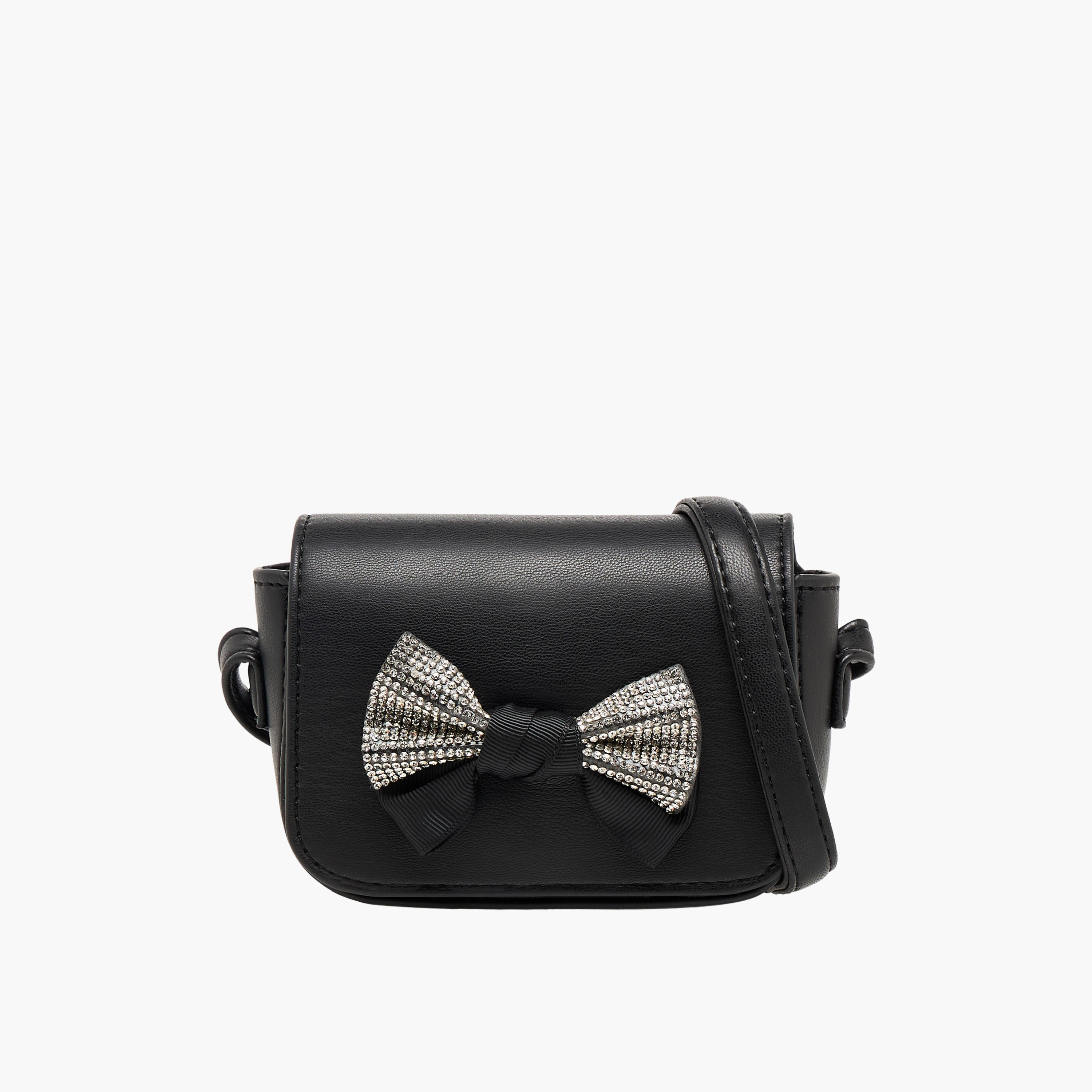 Flora Bella Embellished Bow Crossbody Bag with Chain Strap-girls-accessories-bags-image-1
