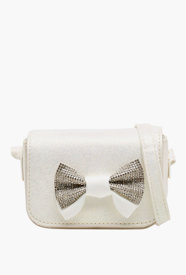 Flora Bella Embellished Bow Crossbody Bag with Chain Strap-girls-accessories-image-1