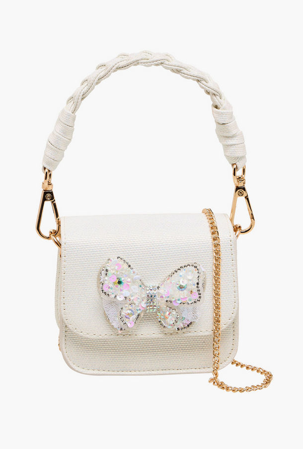 Flora Bella Embellished Butterfly Crossbody Bag with Chain Strap-girls-accessories-image-1