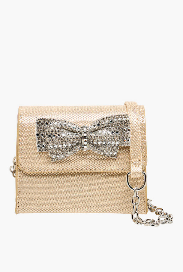 Flora Bella Embellished Bow Crossbody Bag with Chain Strap-girls-accessories-image-1