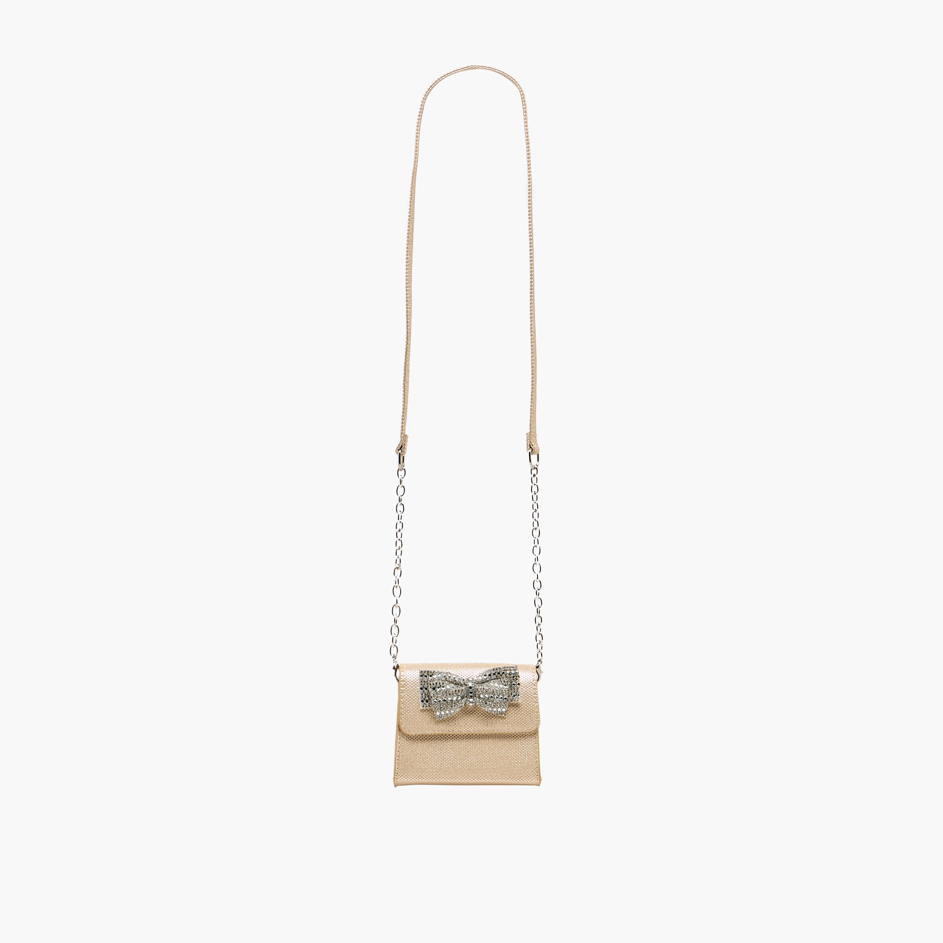 Flora Bella Embellished Bow Crossbody Bag with Chain Strap-girls-accessories-bags-image-3