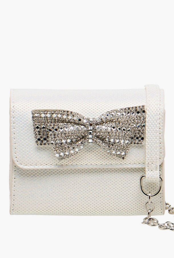 Flora Bella Embellished Bow Crossbody Bag with Chain Strap-girls-accessories-image-1