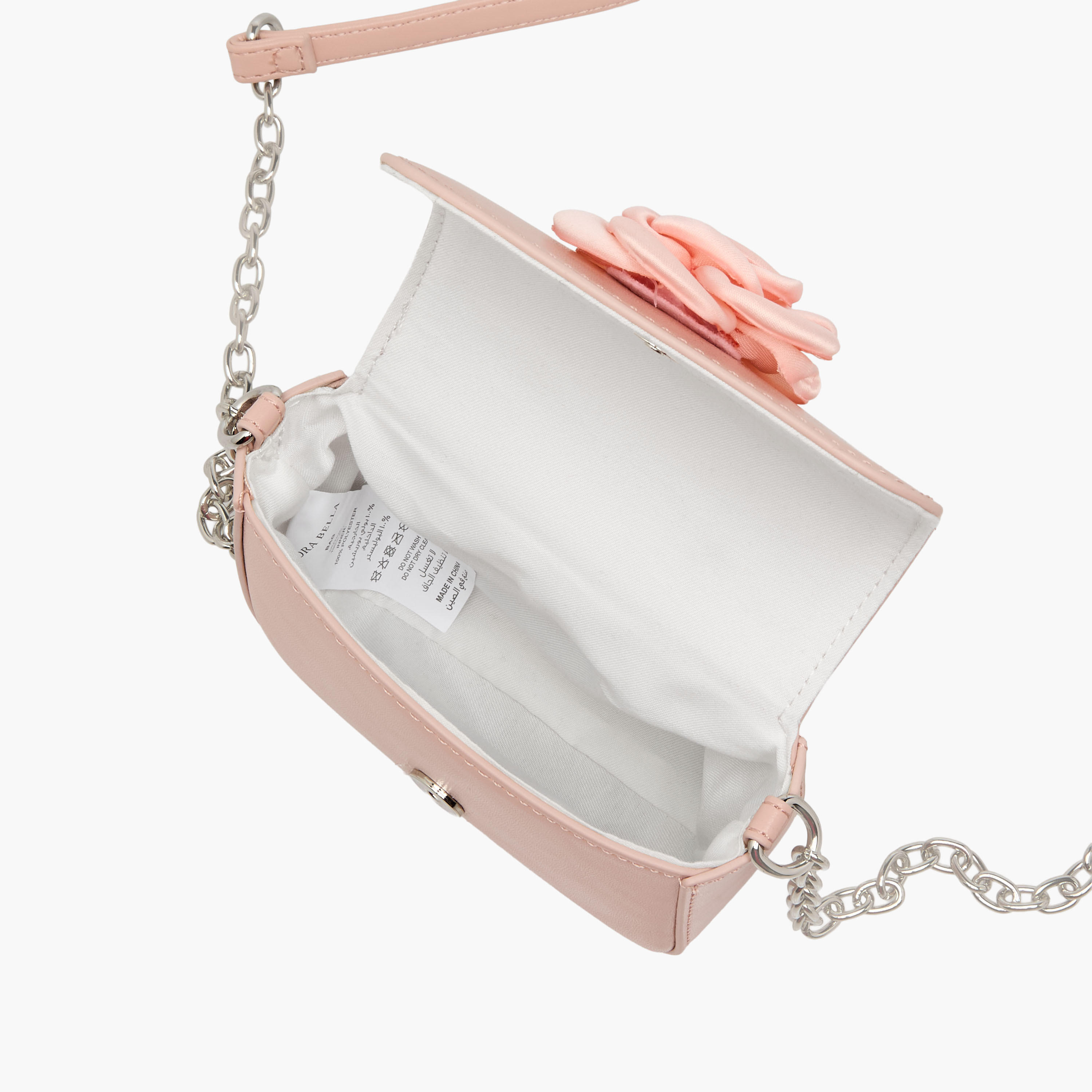 Flora Bella Floral Accent Crossbody Bag with Chain Strap-girls-accessories-bags-image-8