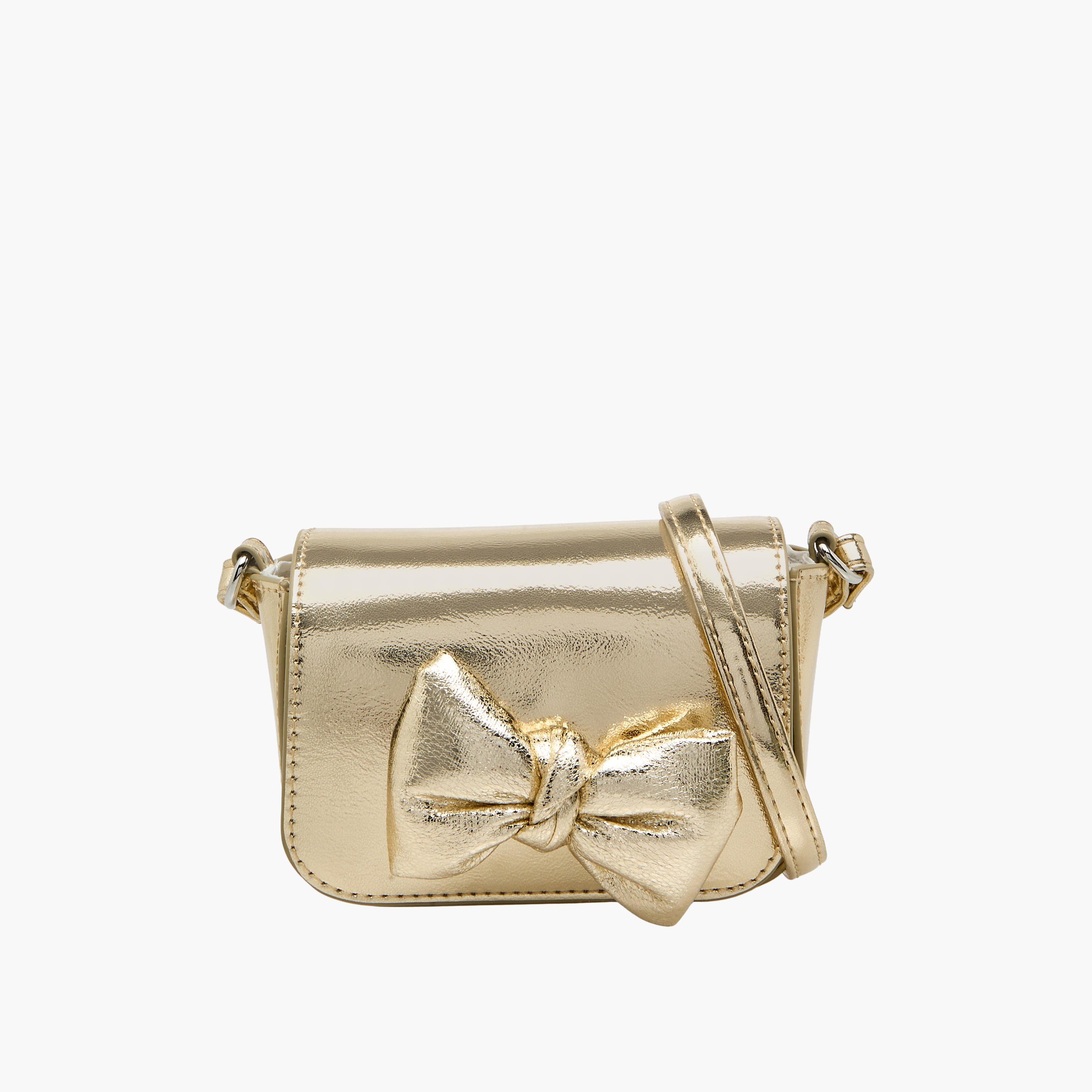 Flora Bella Bow Accent Crossbody Bag with Flap Closure-girls-accessories-bags-image-1