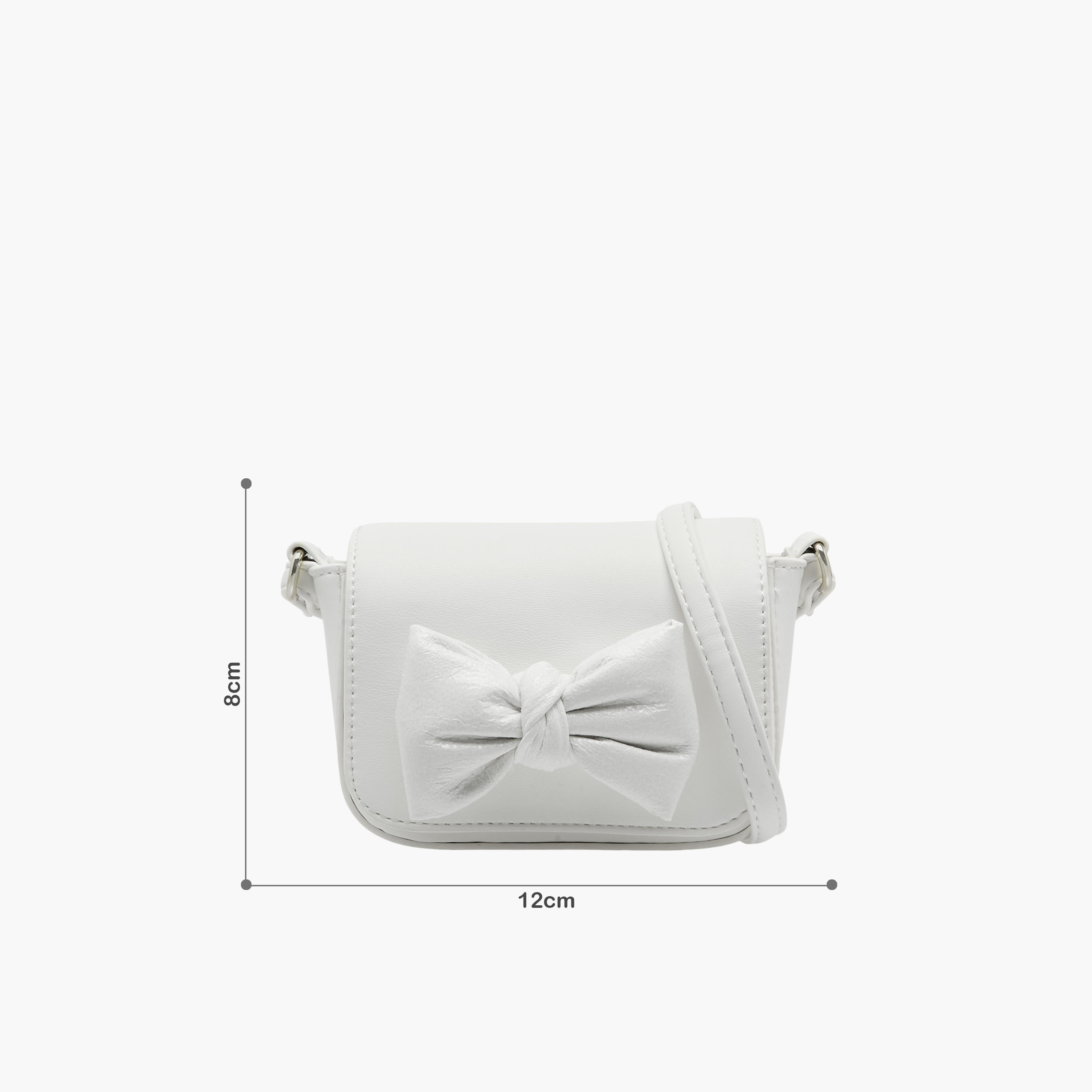 Flora Bella Bow Accent Crossbody Bag with Flap Closure-girls-accessories-bags-image-2
