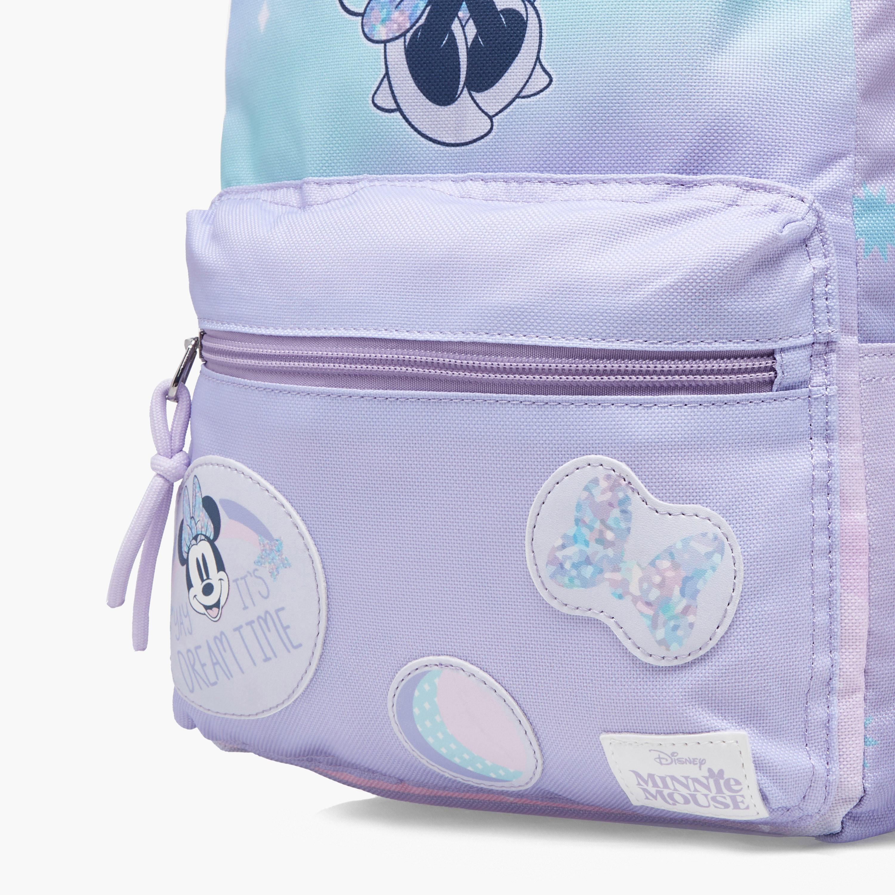 Minnie Mouse Print School Backpack with Adjustable Shoulder Straps and Zip Closure - 33x25x10 cm-school-bagsandbackpacks-backpacks-image-6
