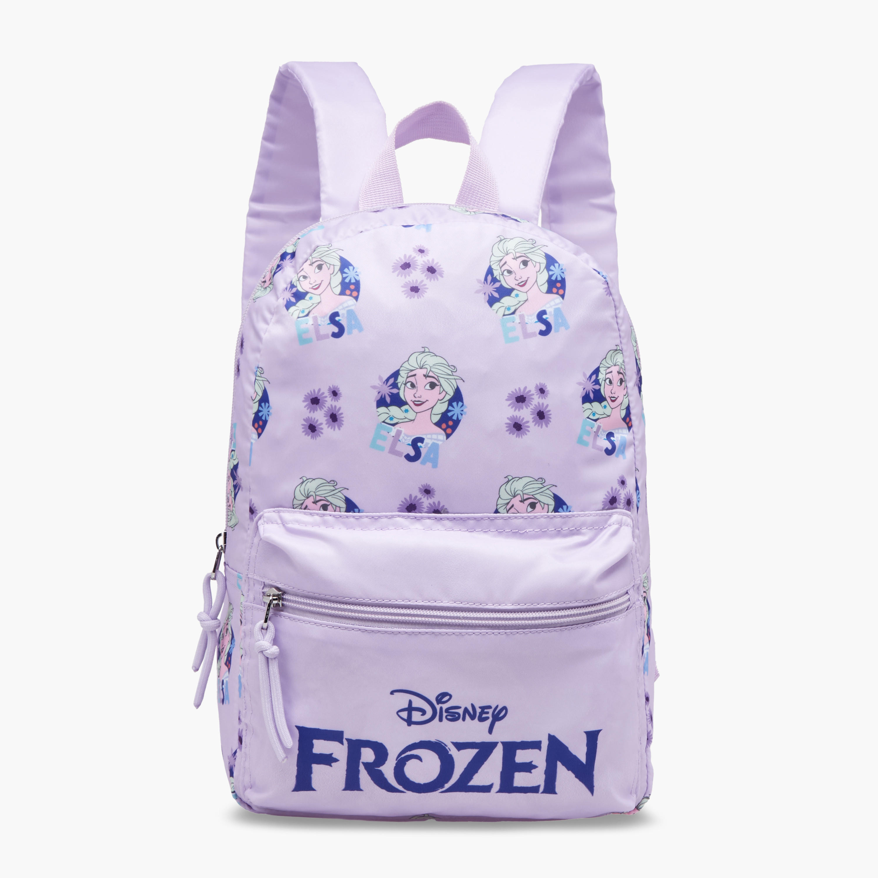 Frozen Print School Backpack with Adjustable Shoulder Straps and Zip Closure - 33x25x10 cm-school-bagsandbackpacks-backpacks-image-1