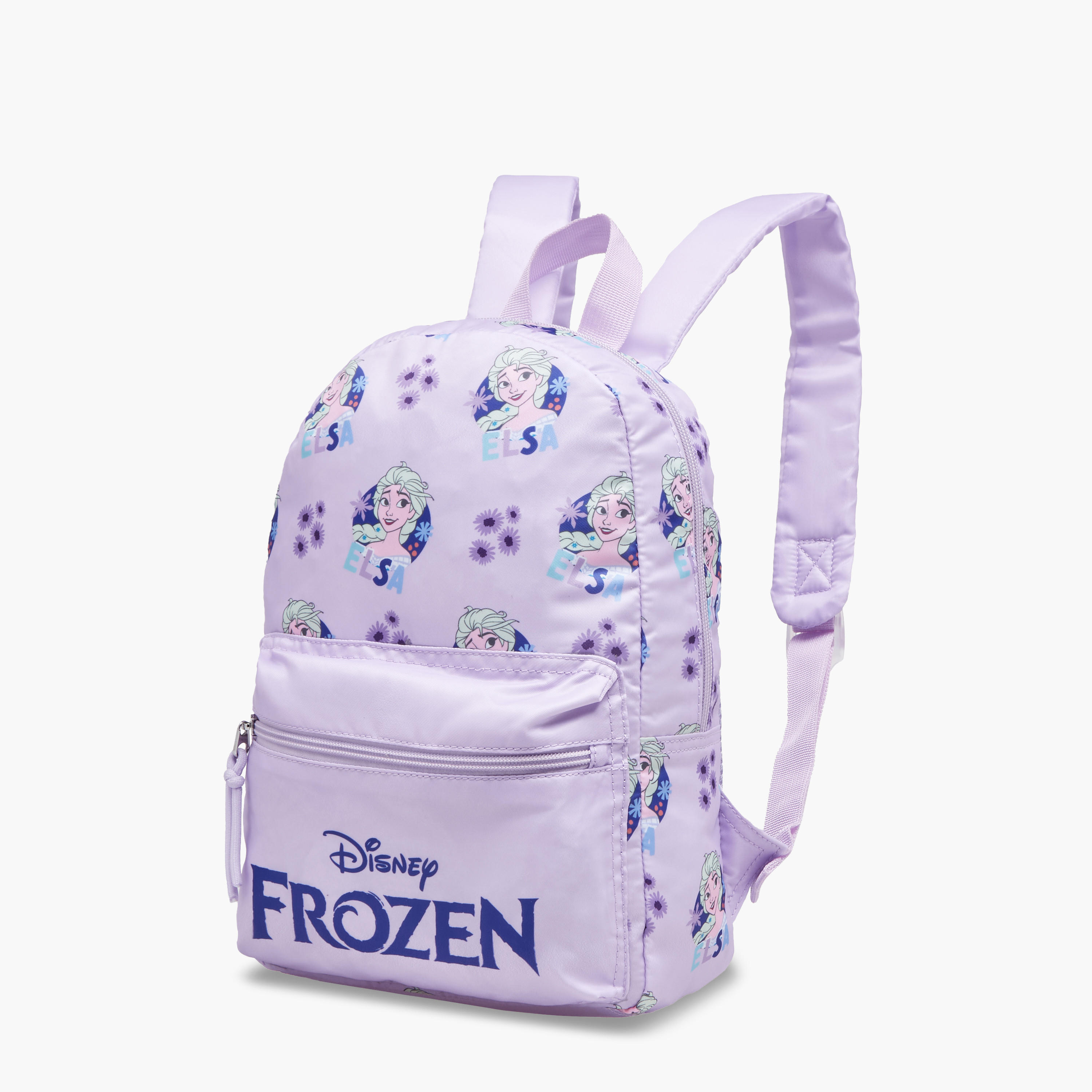 Frozen Print School Backpack with Adjustable Shoulder Straps and Zip Closure - 33x25x10 cm-school-bagsandbackpacks-backpacks-image-2