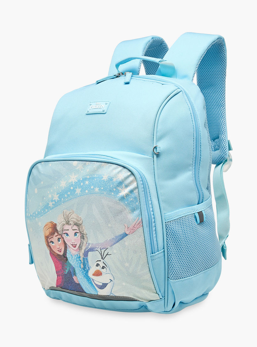 Frozen Print School Backpack with Adjustable Straps and Zip Closure - 13x31x41 cm-school-bagsandbackpacks-backpacks-image-2