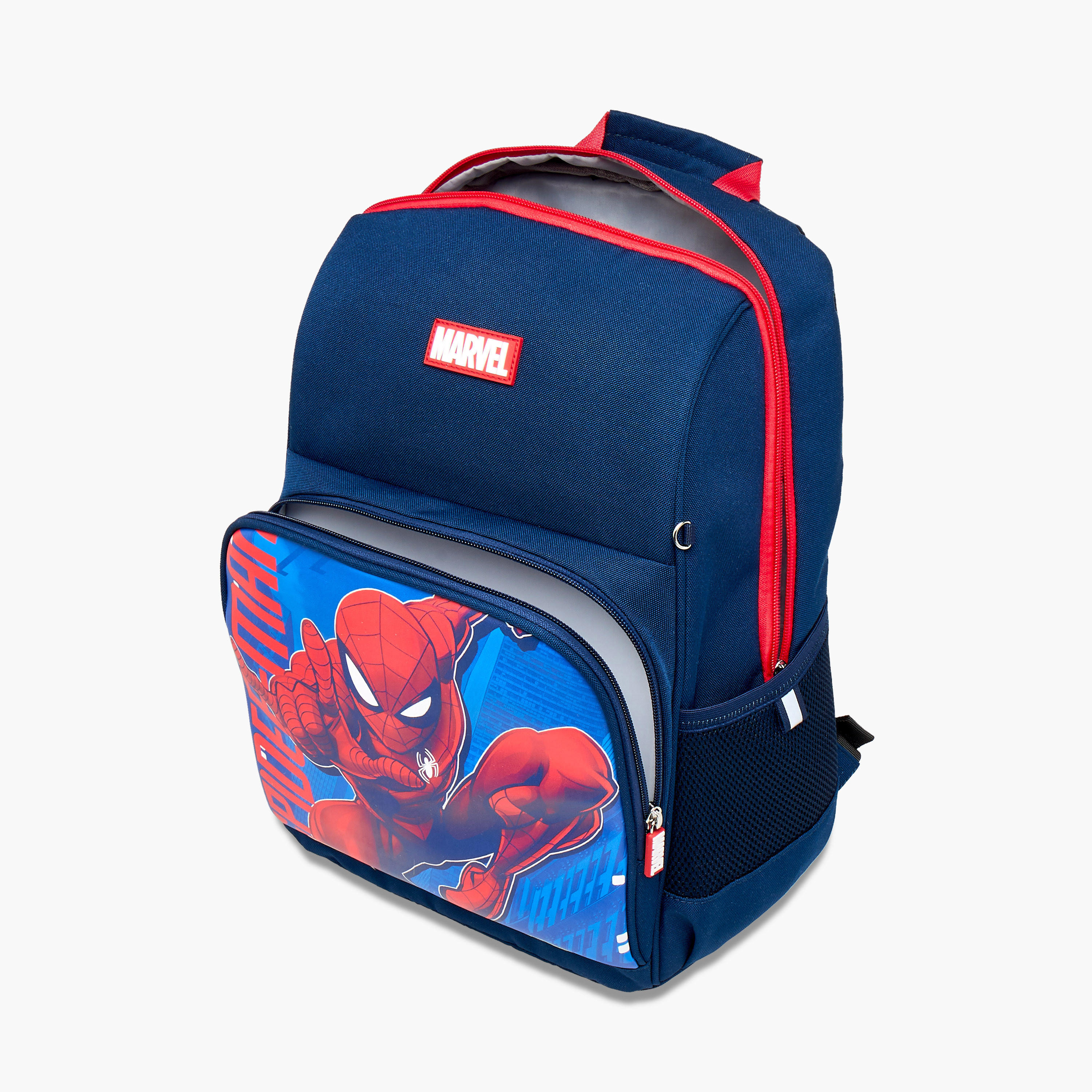 Spider-Man Print School Backpack with Adjustable Shoulder Straps and Zip Closure - 13x31x41 cm-school-bagsandbackpacks-backpacks-image-9