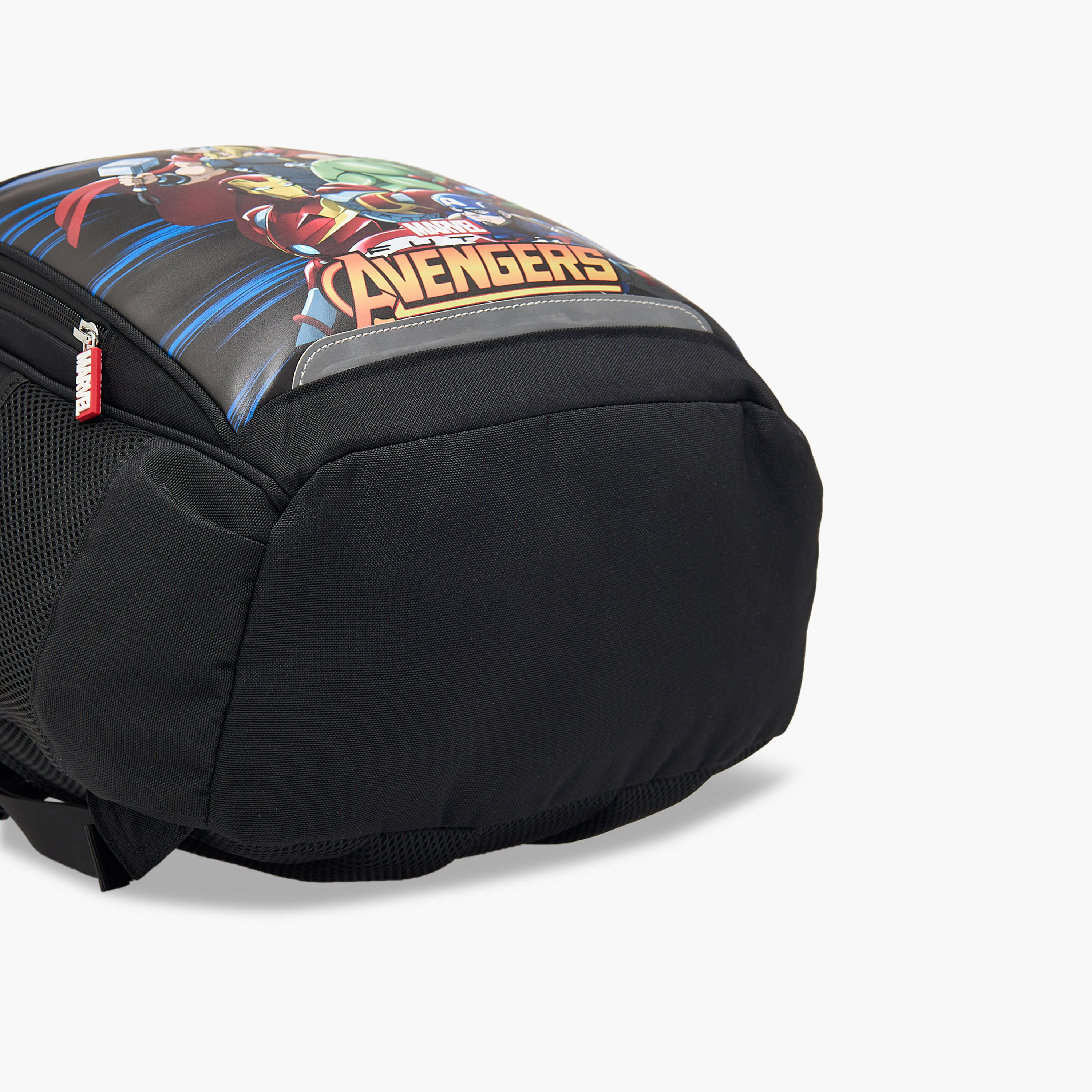 Avengers Print School Backpack with Adjustable Straps and Zip Closure - 13x31x41 cm-school-bagsandbackpacks-backpacks-image-6
