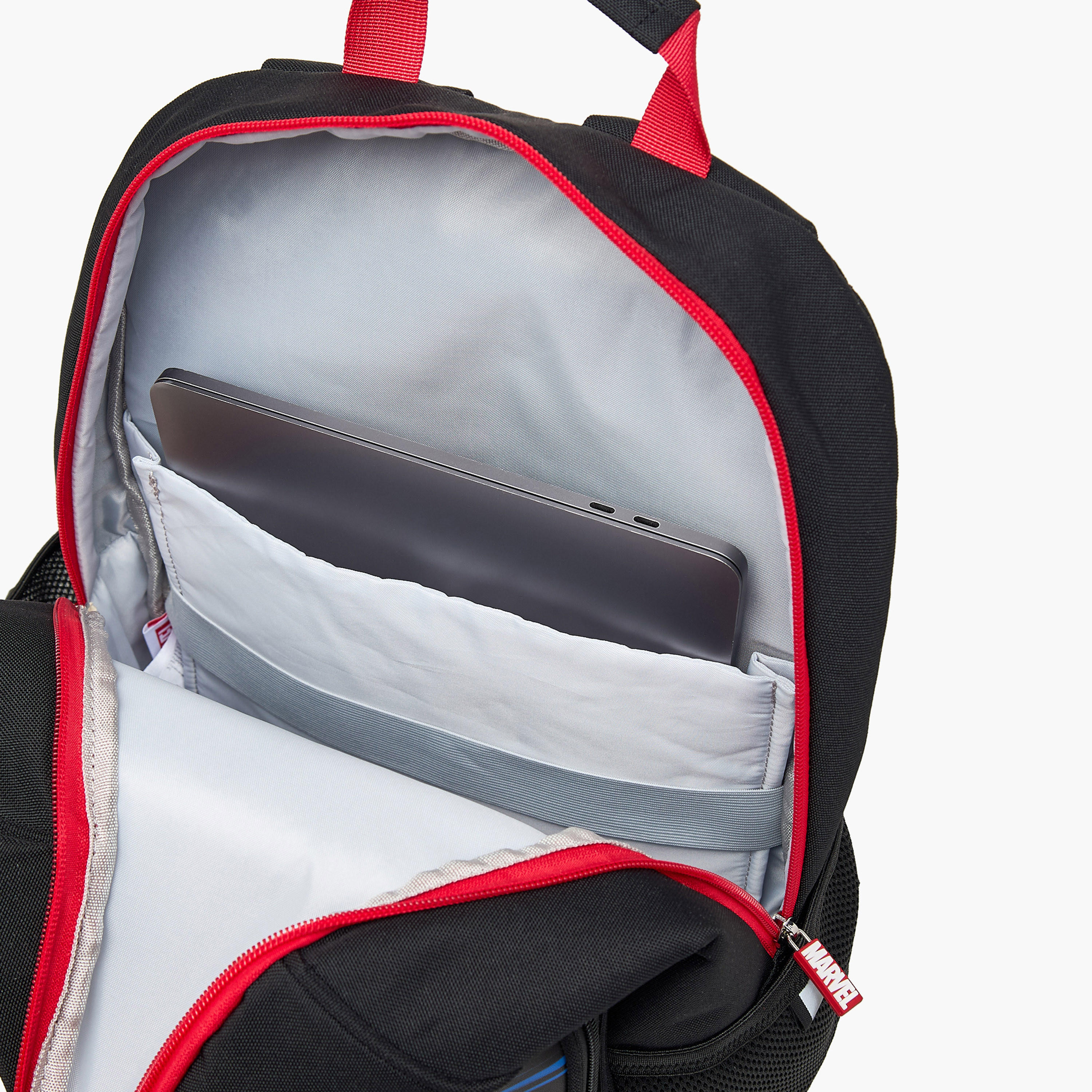Avengers Print School Backpack with Adjustable Straps and Zip Closure - 13x31x41 cm-school-bagsandbackpacks-backpacks-image-7