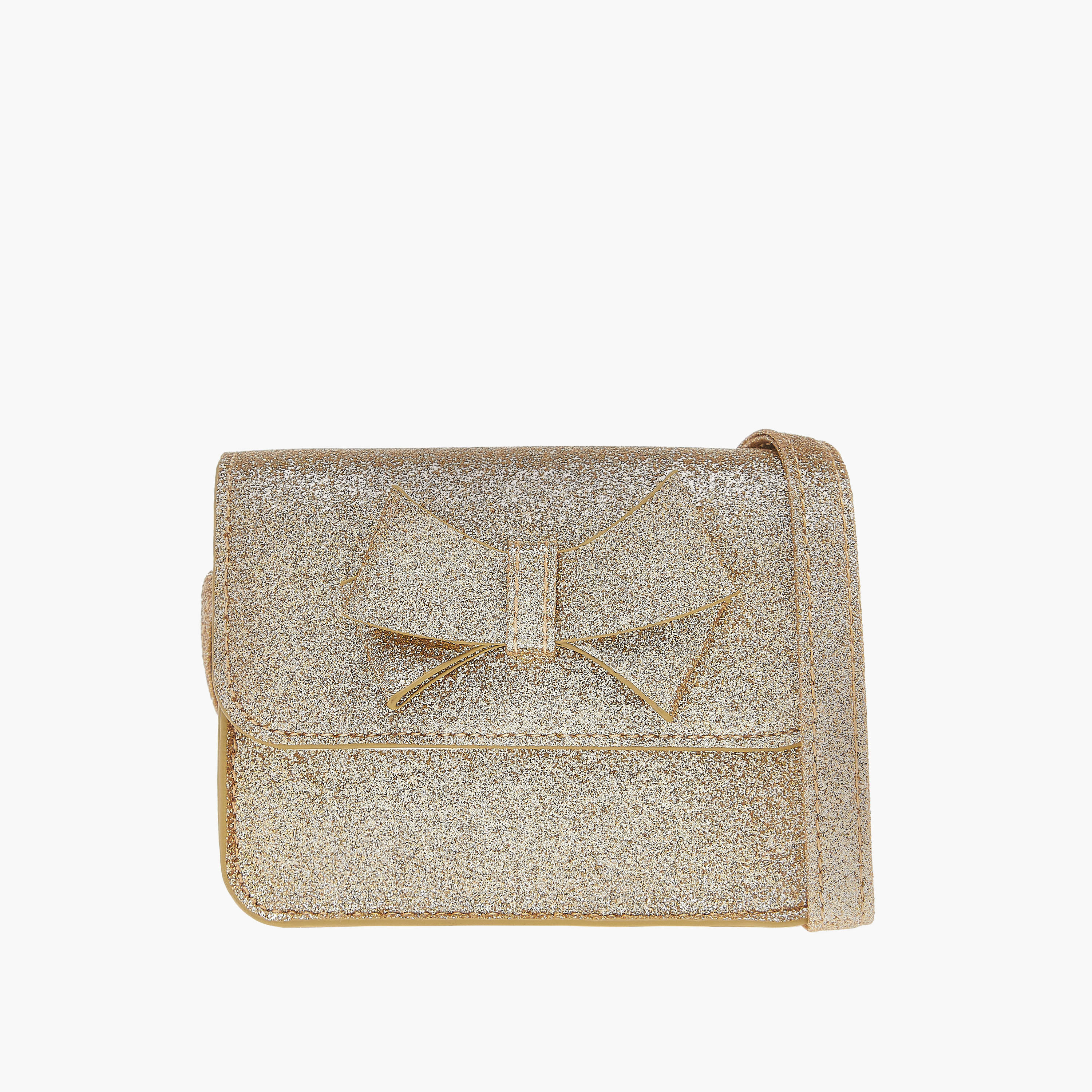 Flora Bella Embellished Crossbody Bag with Adjustable Strap and Magnetic Closure-girls-accessories-bags-image-1