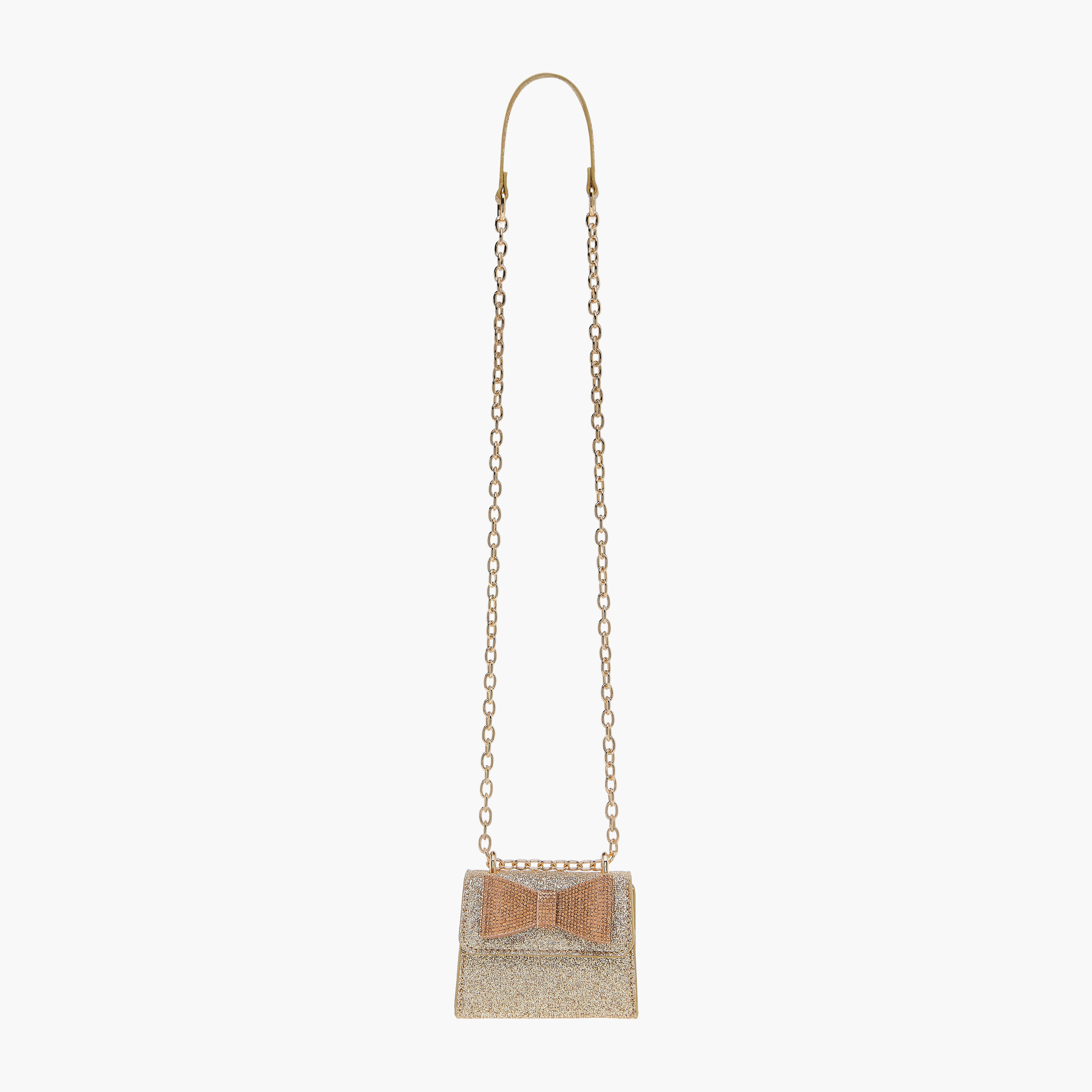 Flora Bella Bow Accent Crossbody Bag with Chain Strap and Flap Closure-girls-accessories-bags-image-2