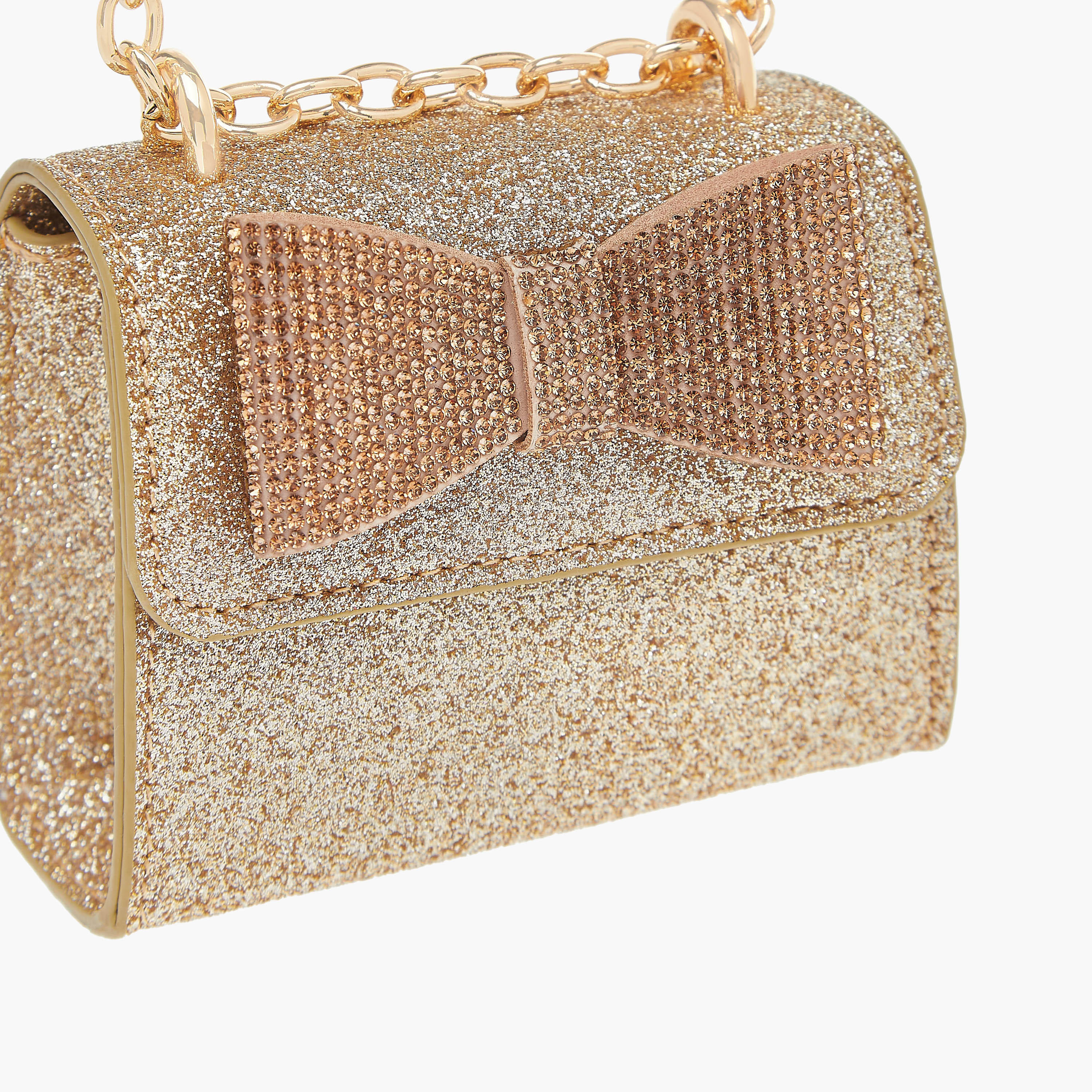Flora Bella Bow Accent Crossbody Bag with Chain Strap and Flap Closure-girls-accessories-bags-image-4