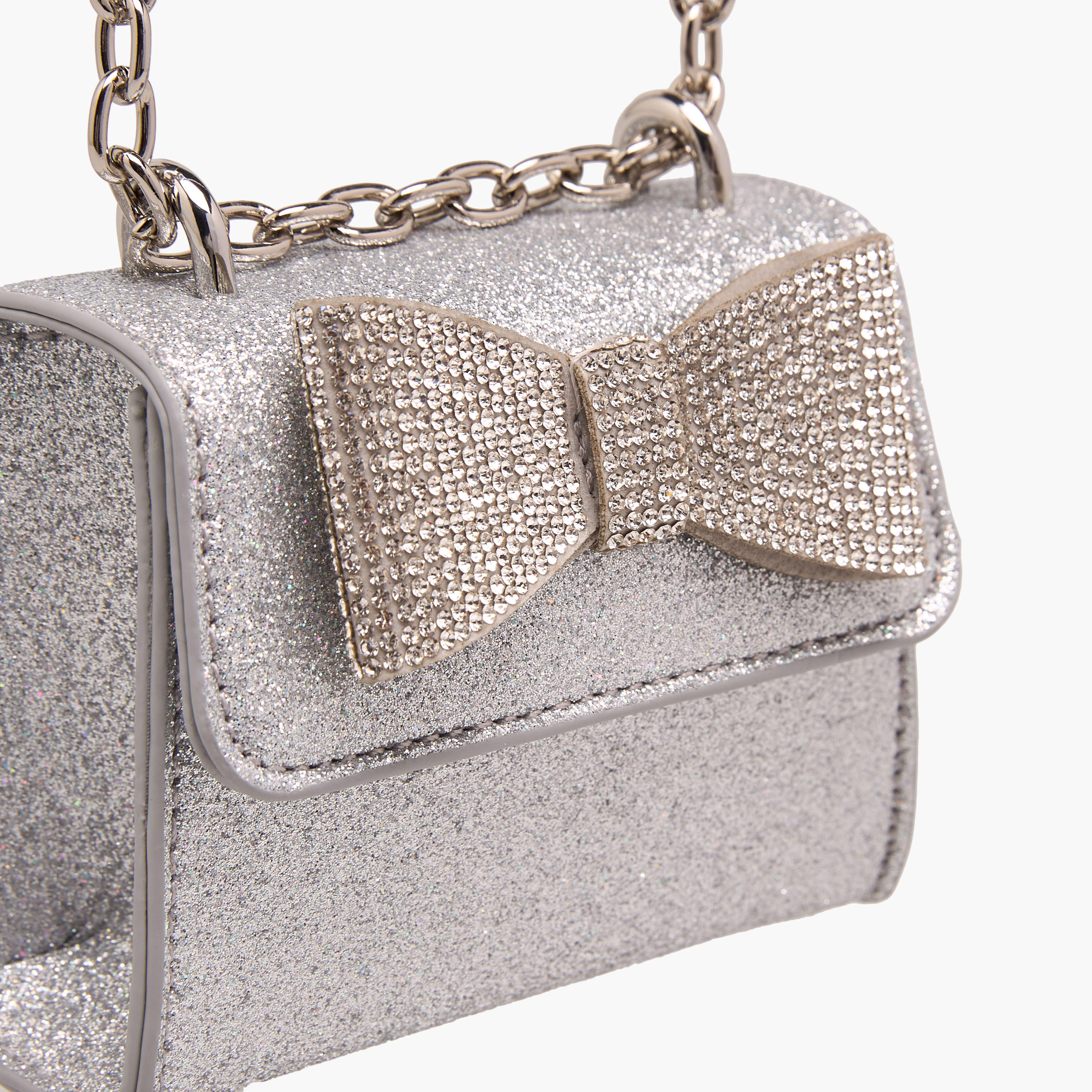Flora Bella Bow Accent Crossbody Bag with Chain Strap and Flap Closure-girls-accessories-bags-image-4