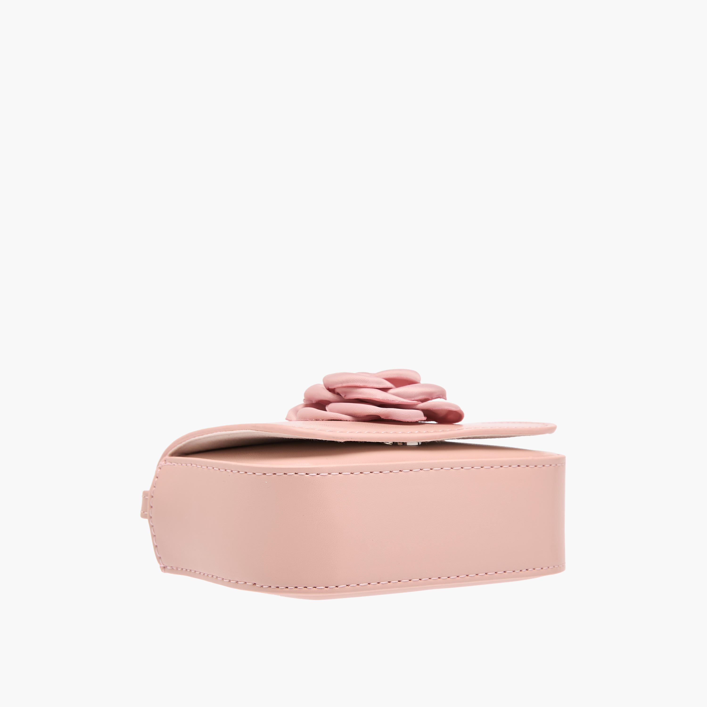 Flora Bella Rose Accent Crossbody Bag with Chain Strap and Flap Closure-girls-accessories-bags-image-6