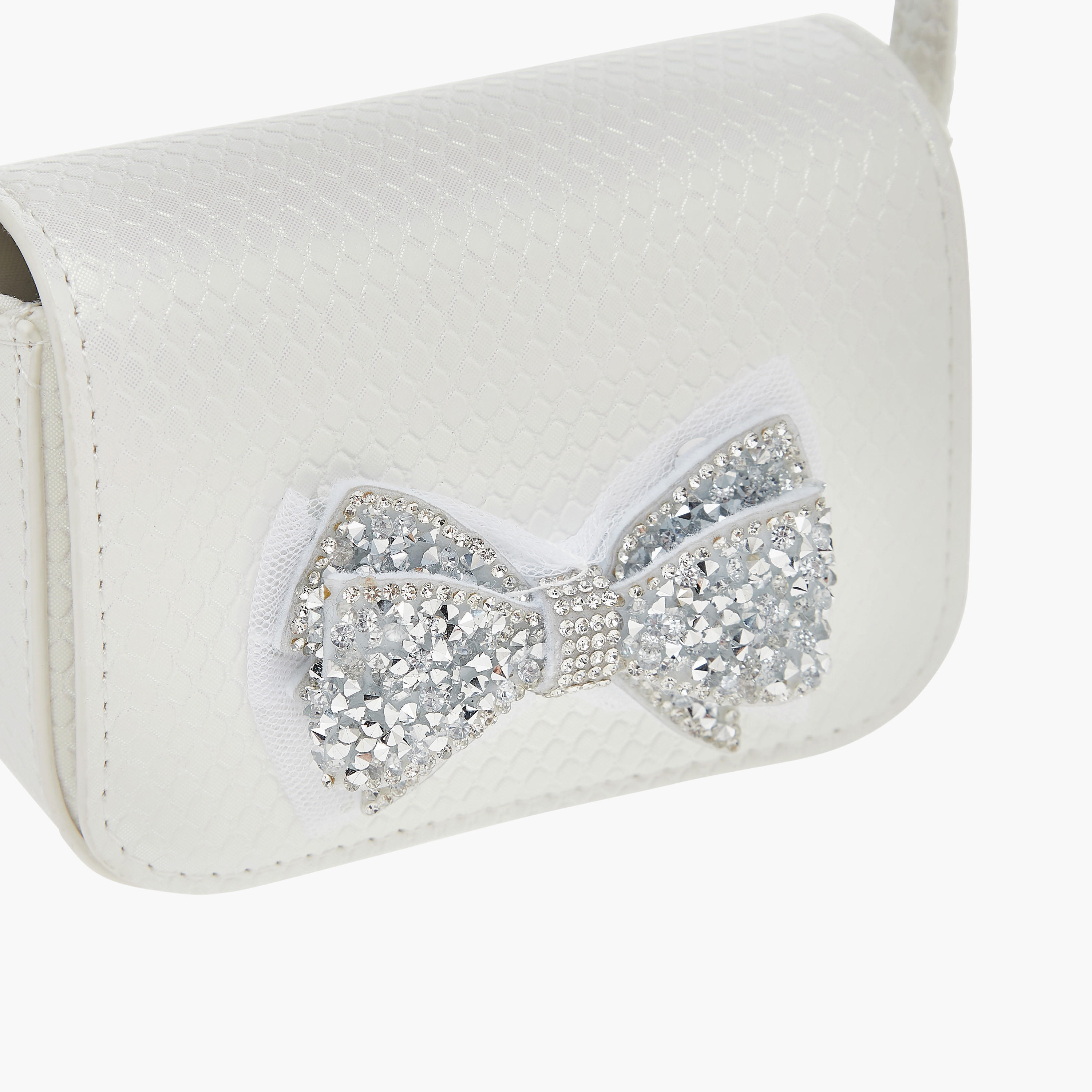 Flora Bella Embellished Crossbody Bag with Adjustable Strap and Magnetic Closure-girls-accessories-bags-image-4