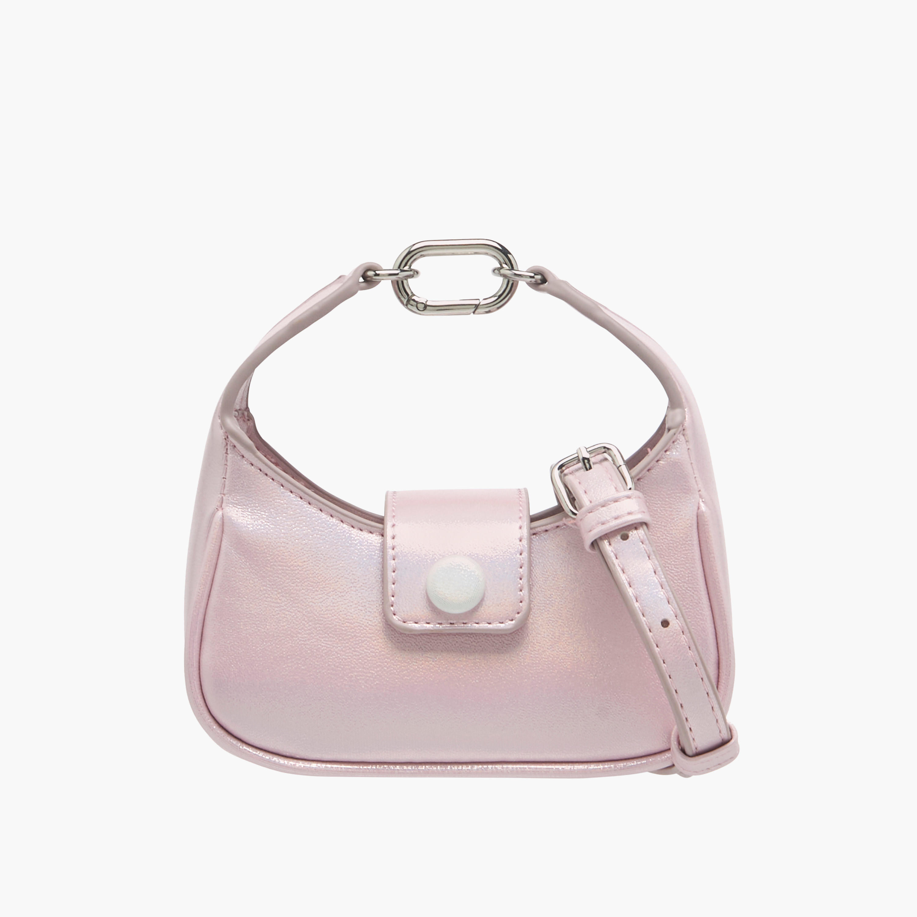 Flora Bella Solid Crossbody Bag with Detachable Strap and Flap Closure-girls-accessories-bags-image-1