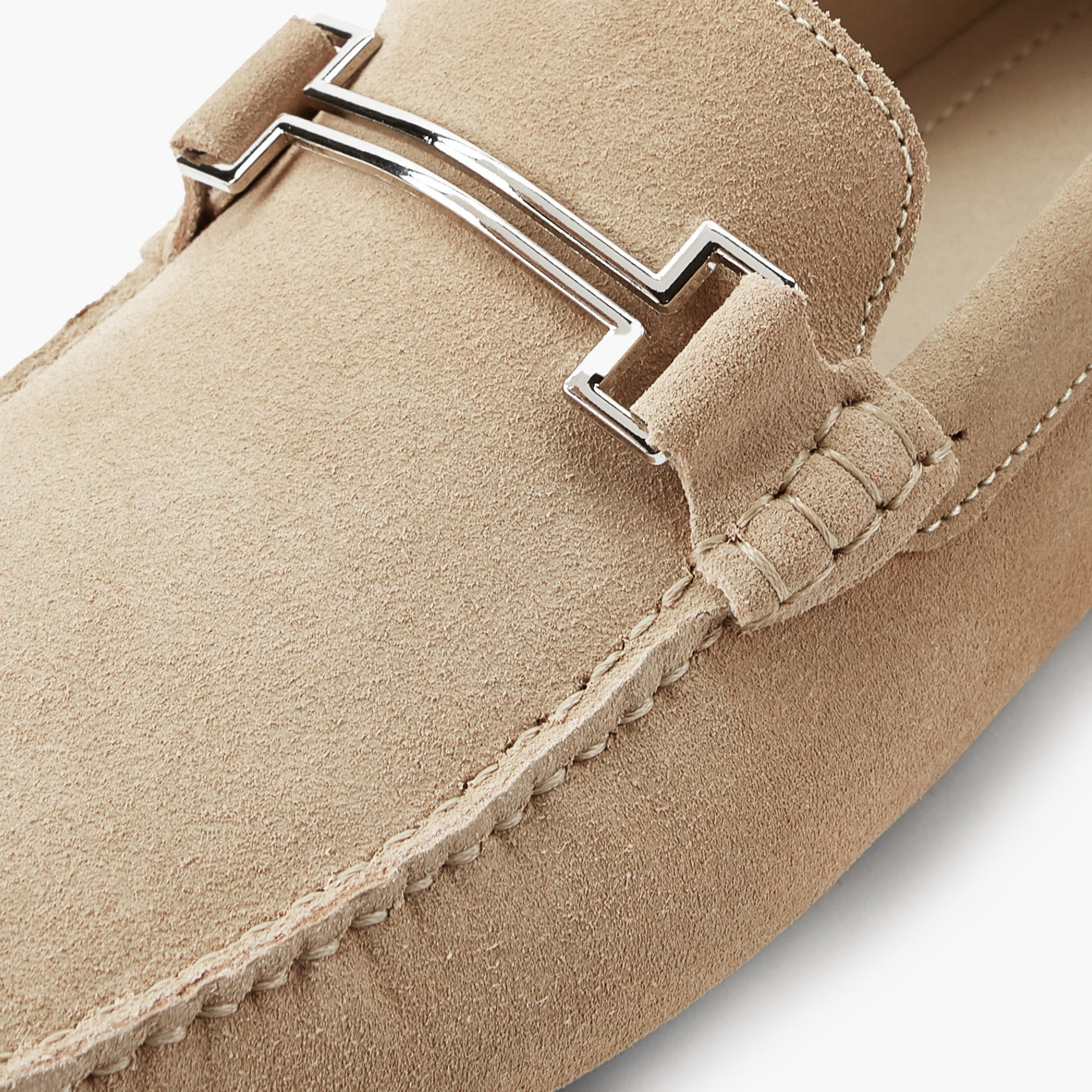 Renzo Ruganni Men Metallic Trim Suede Leather Moccasins-men-shoes-loafersandmoccasins-image-4