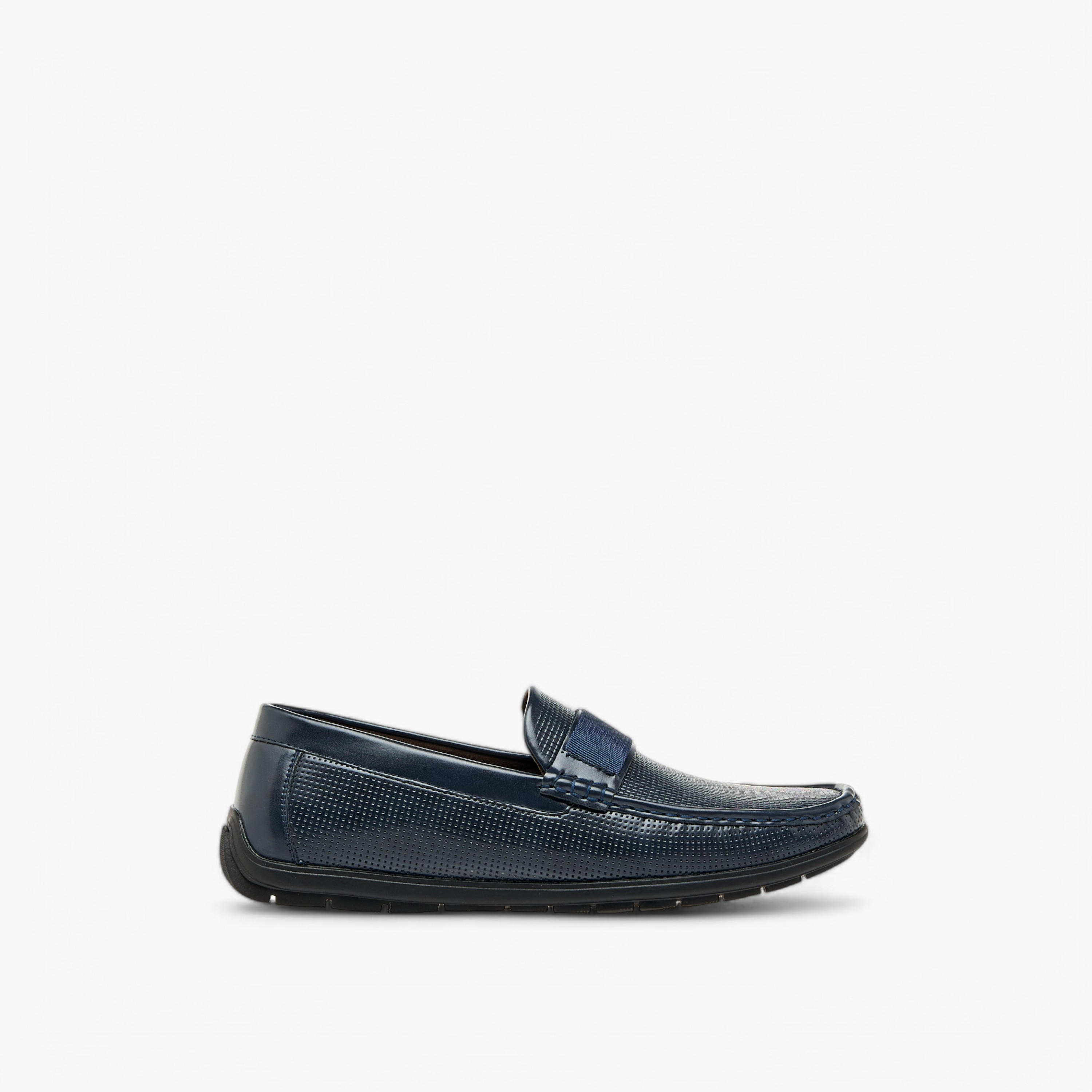 LBL by Shoexpress Textured Slip-On Moccasins-men-shoes-loafersandmoccasins-image-3