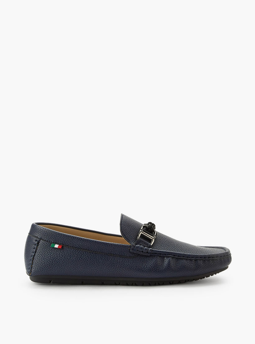 Renzo Ruganni Men Textured Lightweight Moccasins-men-shoes-loafersandmoccasins-image-3