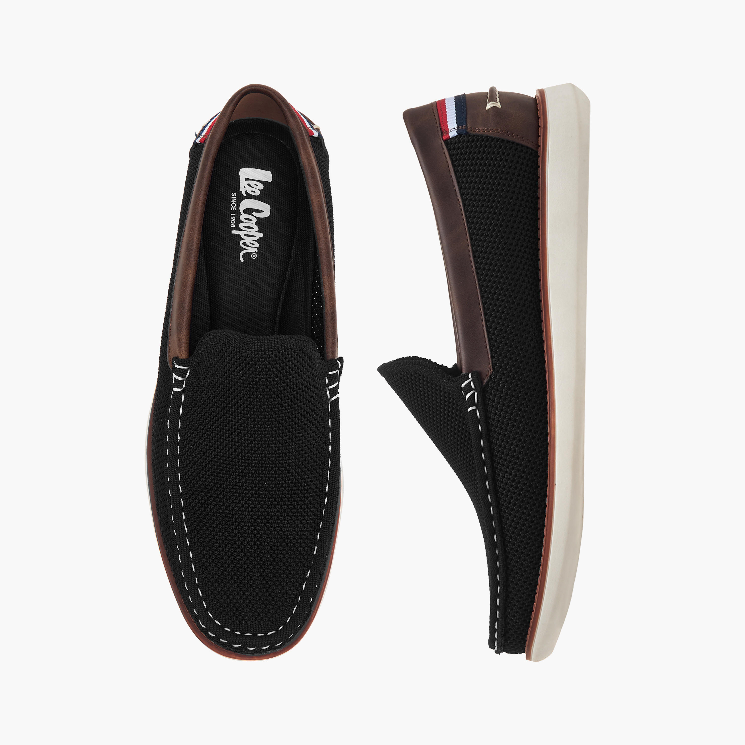 Lee Cooper Men's Textured Slip-On Moccasins-men-shoes-loafersandmoccasins-image-1